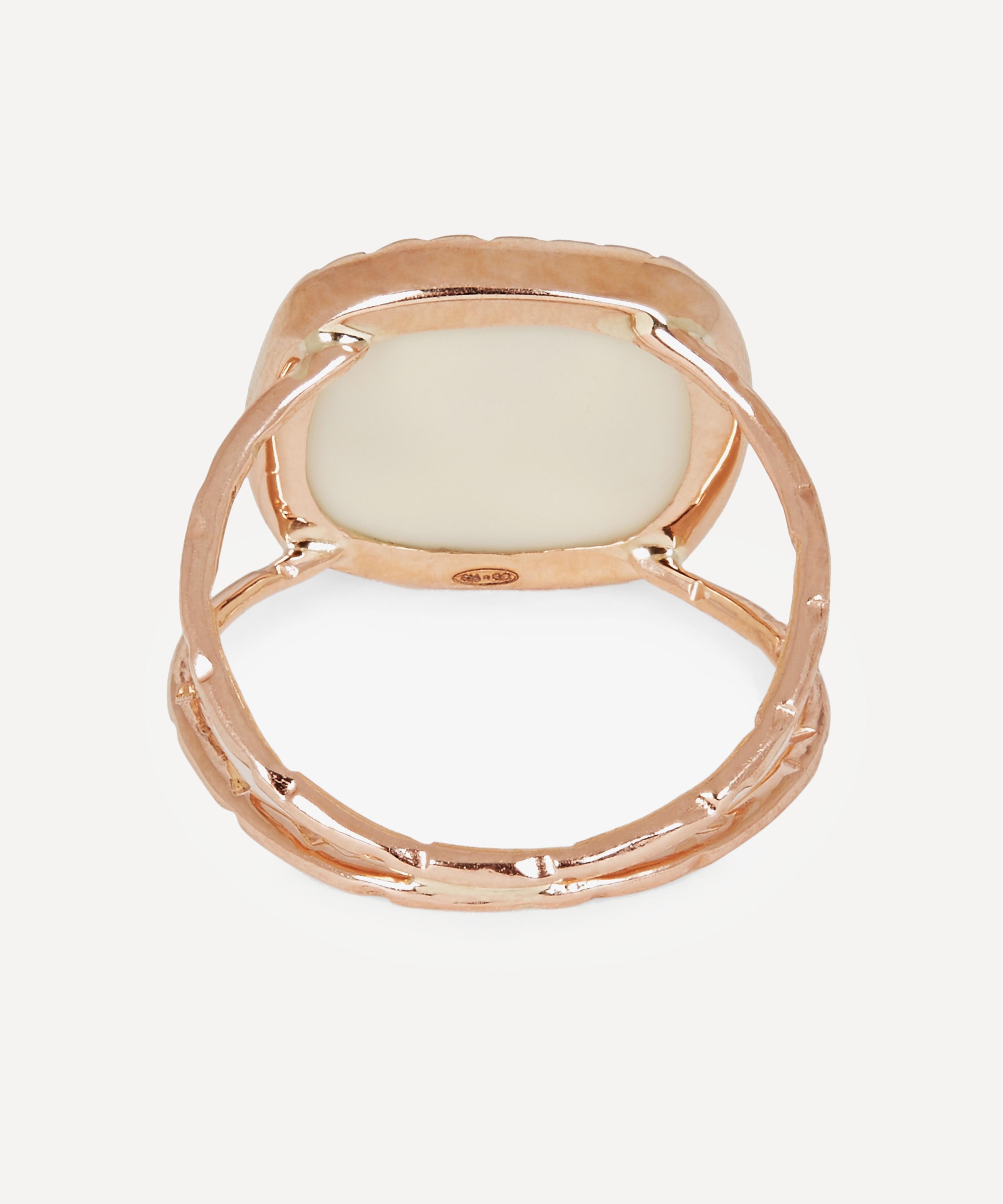 Pascale Monvoisin - 9ct Rose Gold Bowie No 2 Diamond Ring image number 3