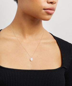 Pascale Monvoisin - 14ct Rose Gold Orso N°1 Moonstone and Diamond Pendant Necklace image number 1