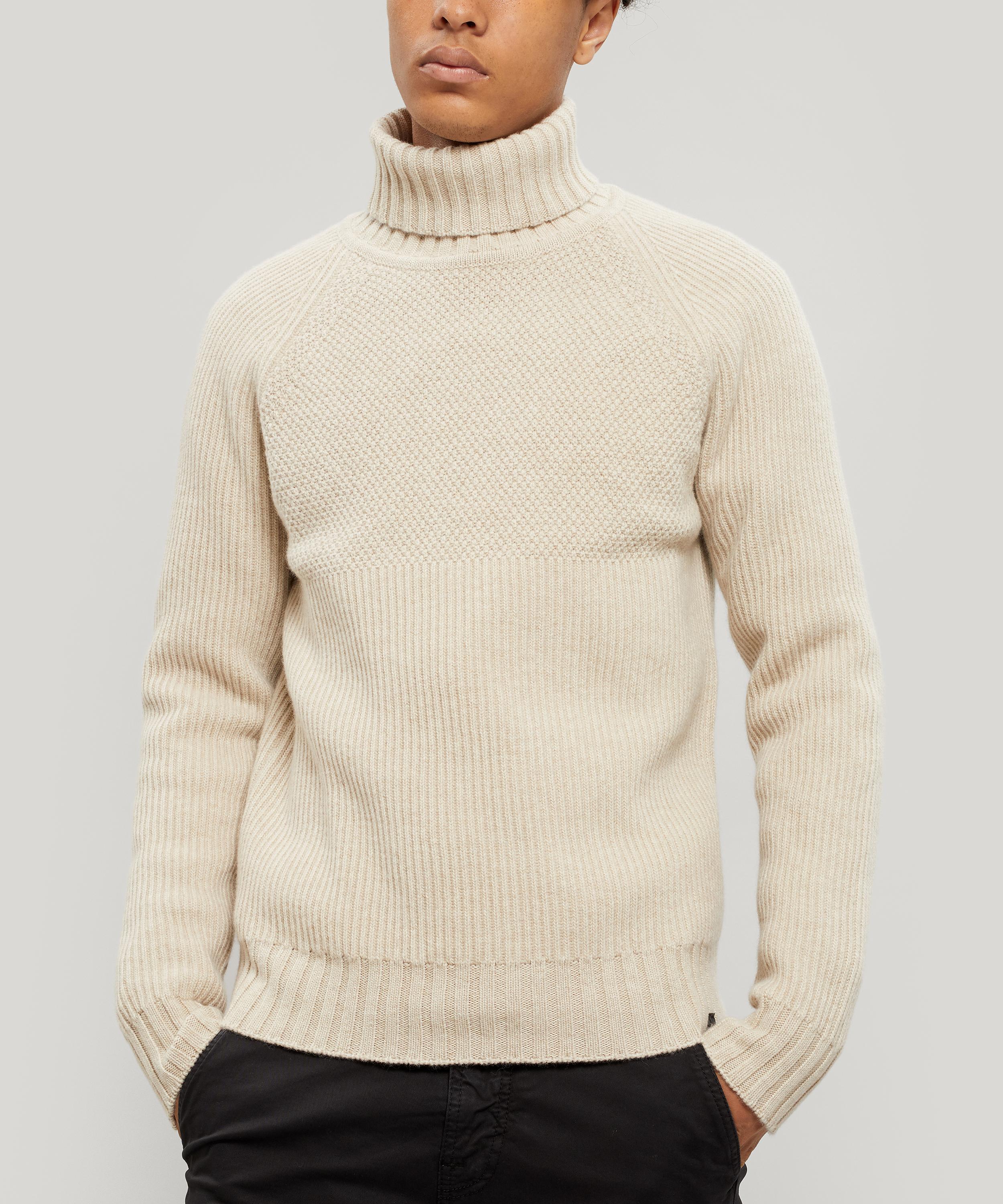 belstaff marine roll neck