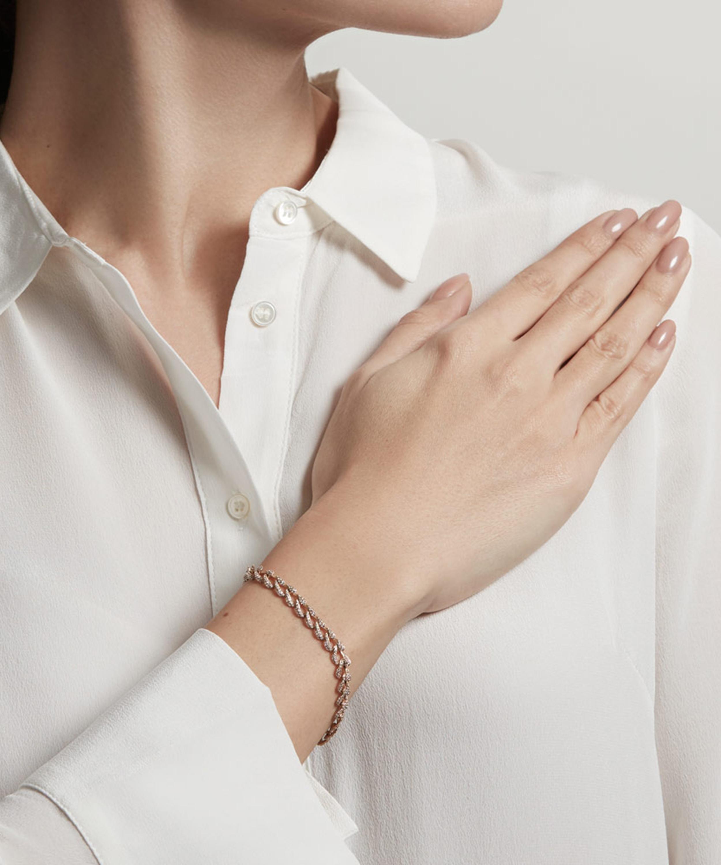 Astley Clarke - Gold Vela Diamond Tennis Bracelet image number 1