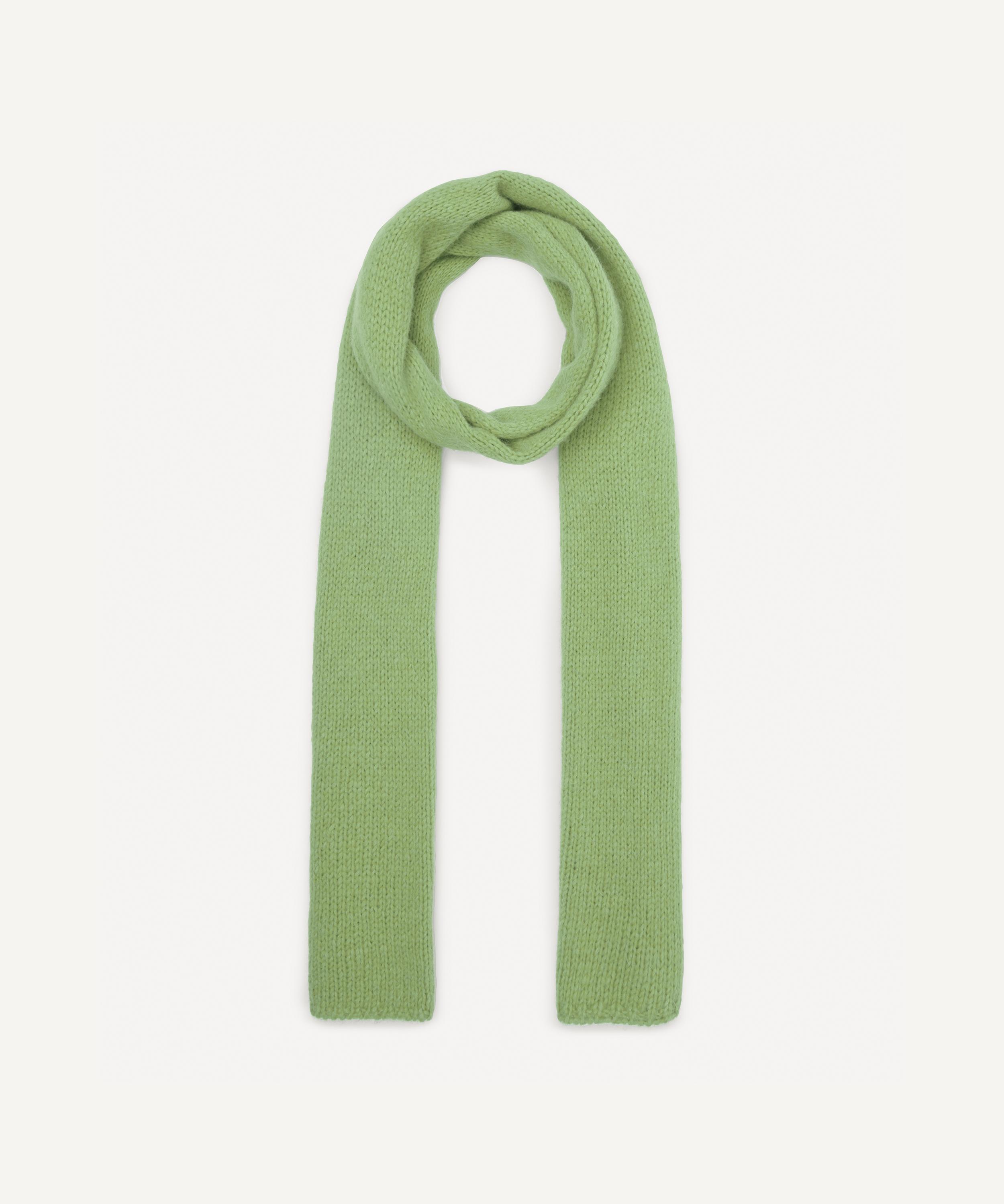 Paloma Wool Caos Long Ribbed Scarf In Green