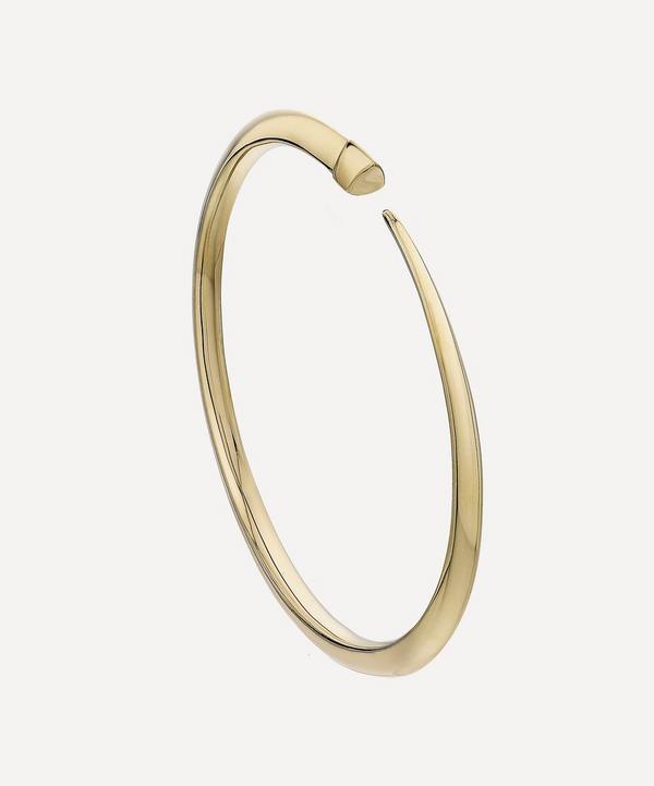 Shaun Leane - Gold Plated Vermeil Silver Slim Tusk Bangle image number null