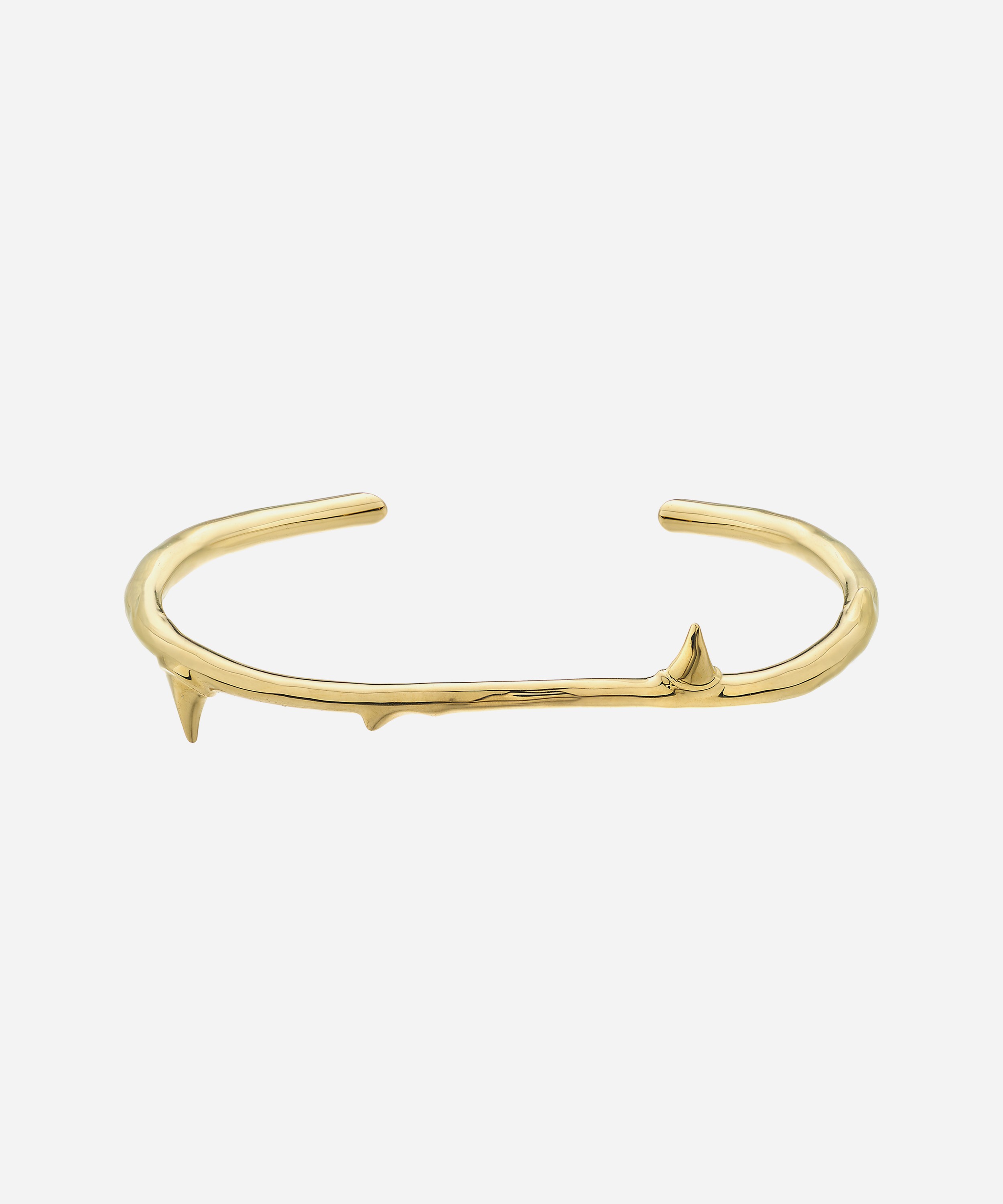 Shaun Leane - Gold Plated Vermeil Silver Rose Thorn Bangle image number 0