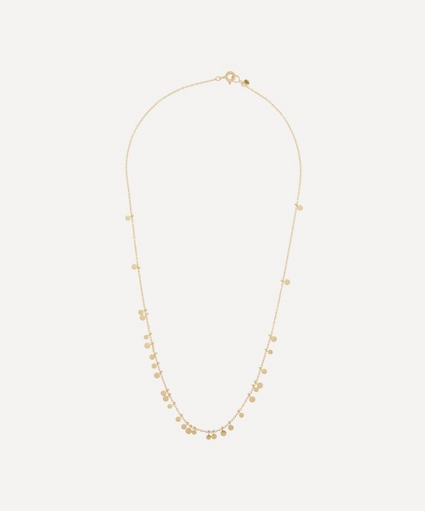 Sia Taylor - 18ct Gold Random Dots Necklace image number null
