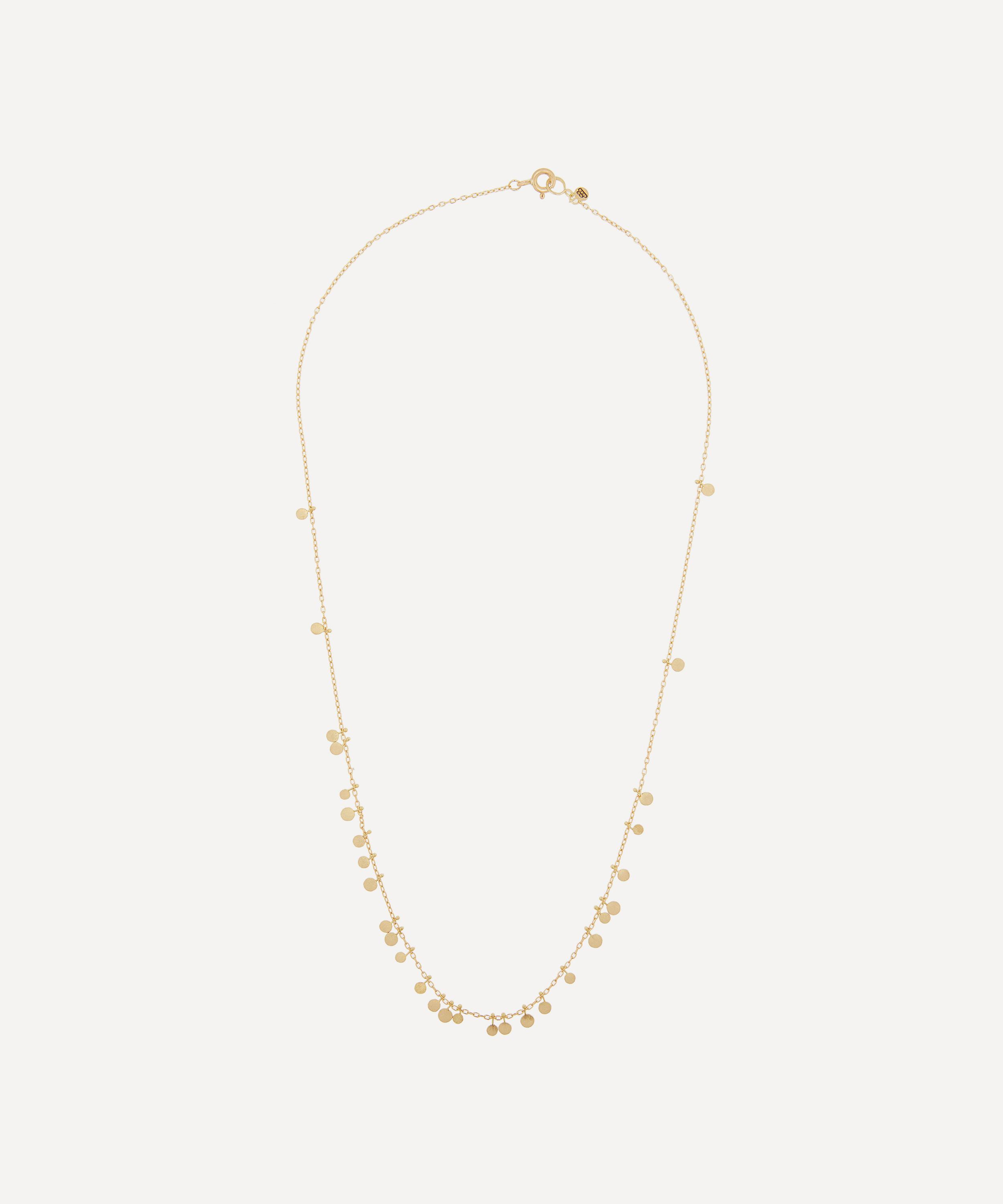 Sia Taylor - 18ct Gold Random Dots Necklace image number 0