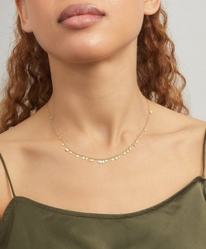 Sia Taylor - 18ct Gold Random Dots Necklace image number 1