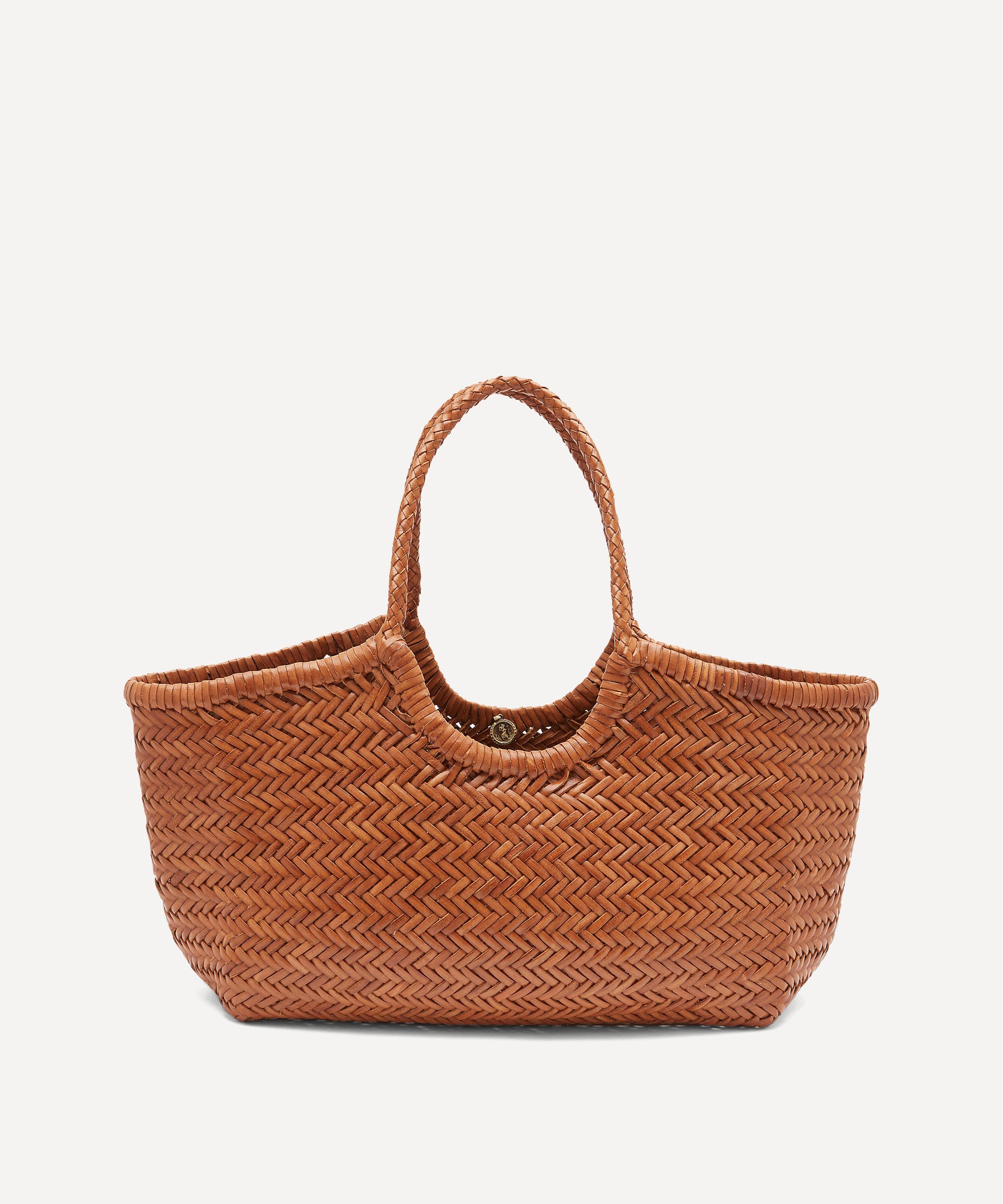 Dragon Diffusion - Nantucket Woven Leather Tote Bag image number 0
