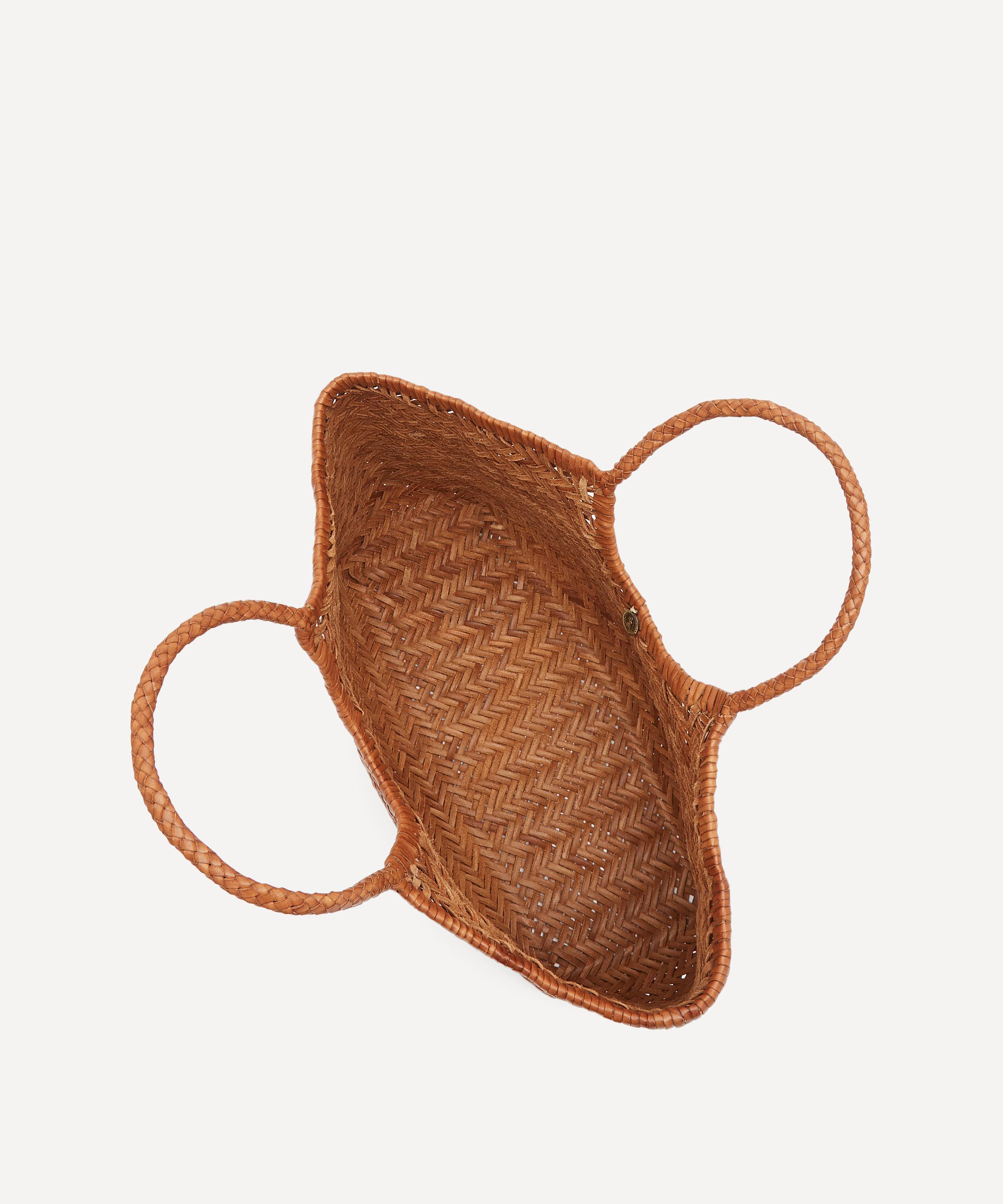 Dragon Diffusion - Nantucket Woven Leather Tote Bag image number 4