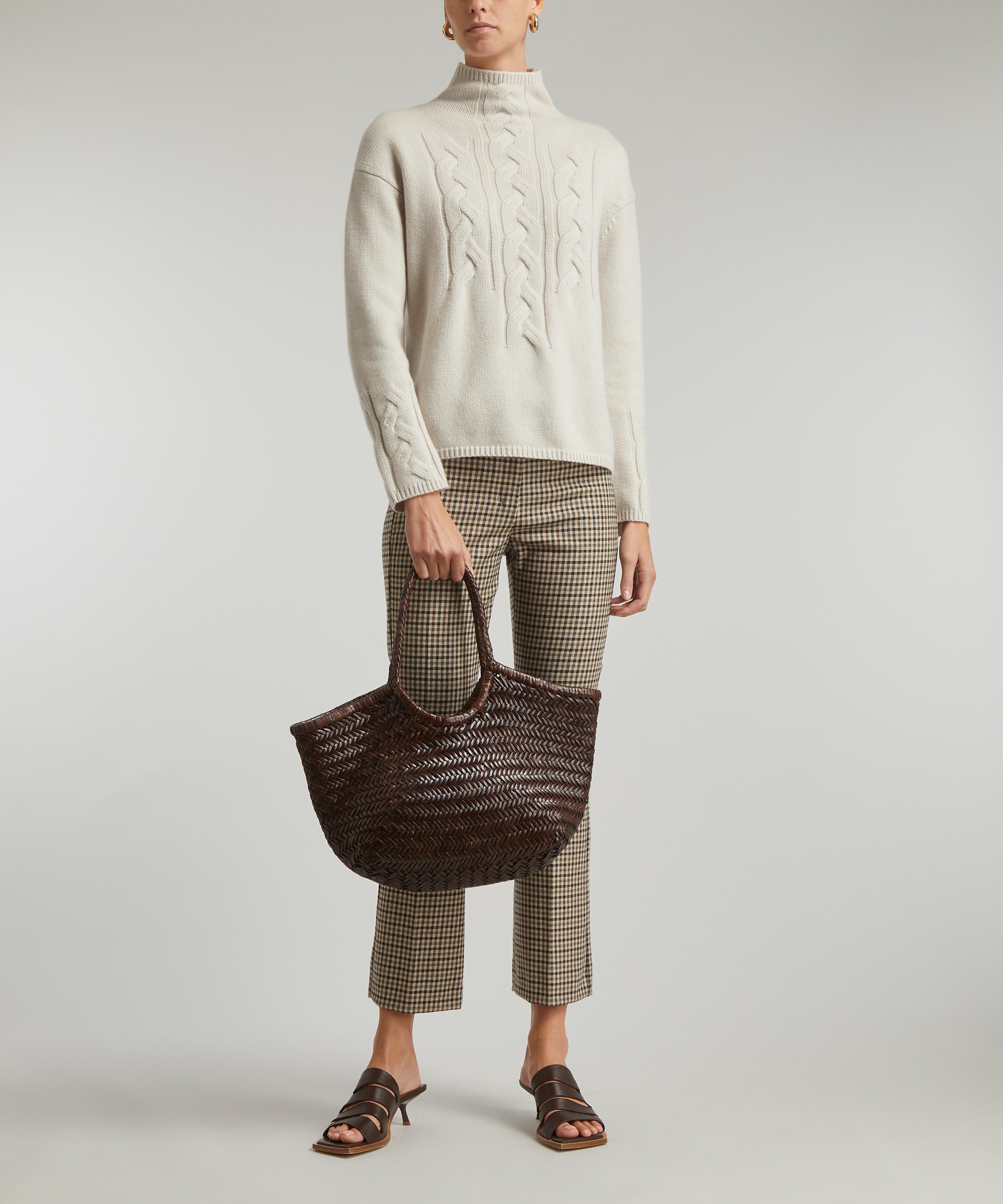 Dragon Diffusion - Nantucket Woven Leather Tote Bag image number 1