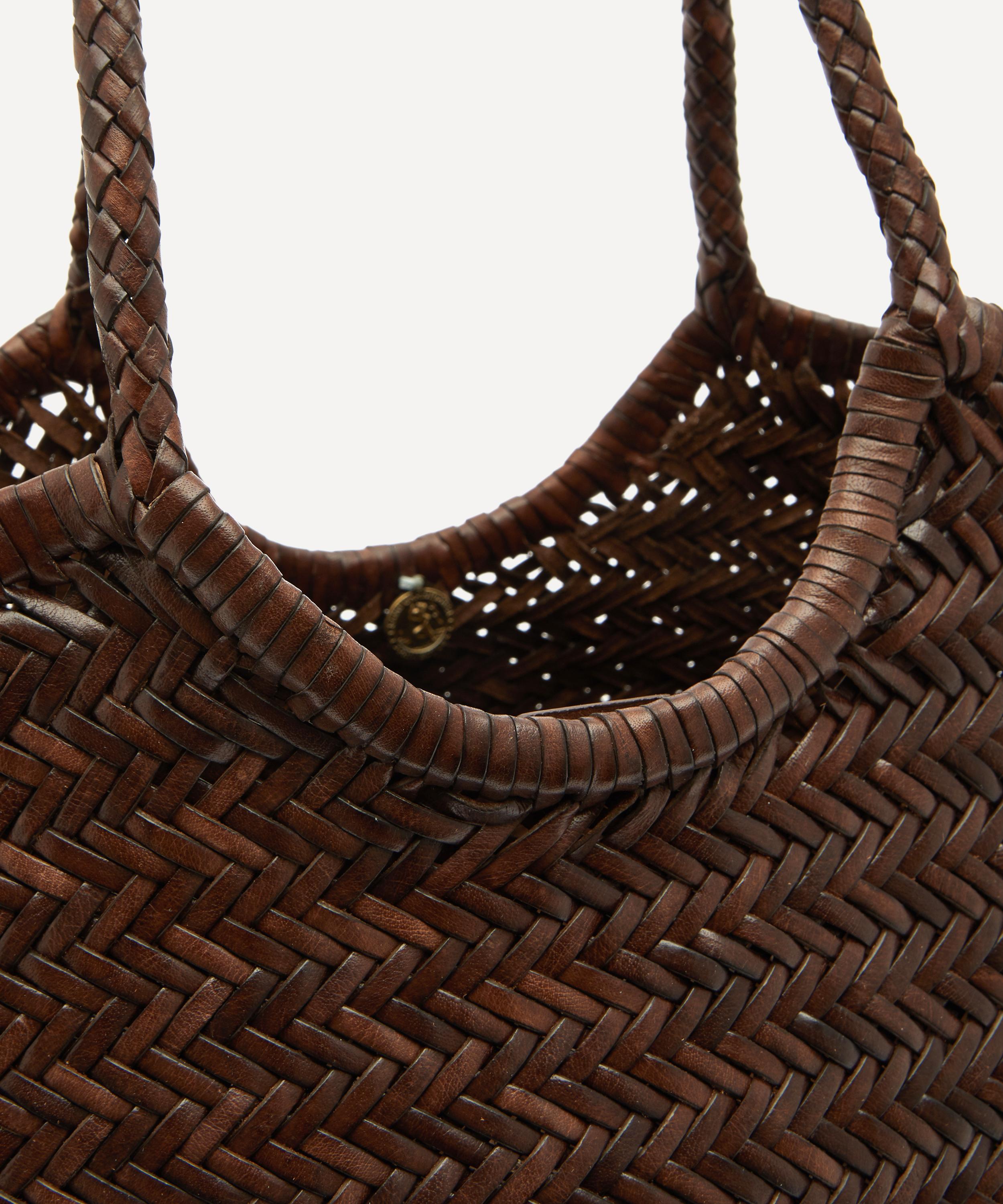 Dragon Diffusion - Nantucket Woven Leather Tote Bag image number 4