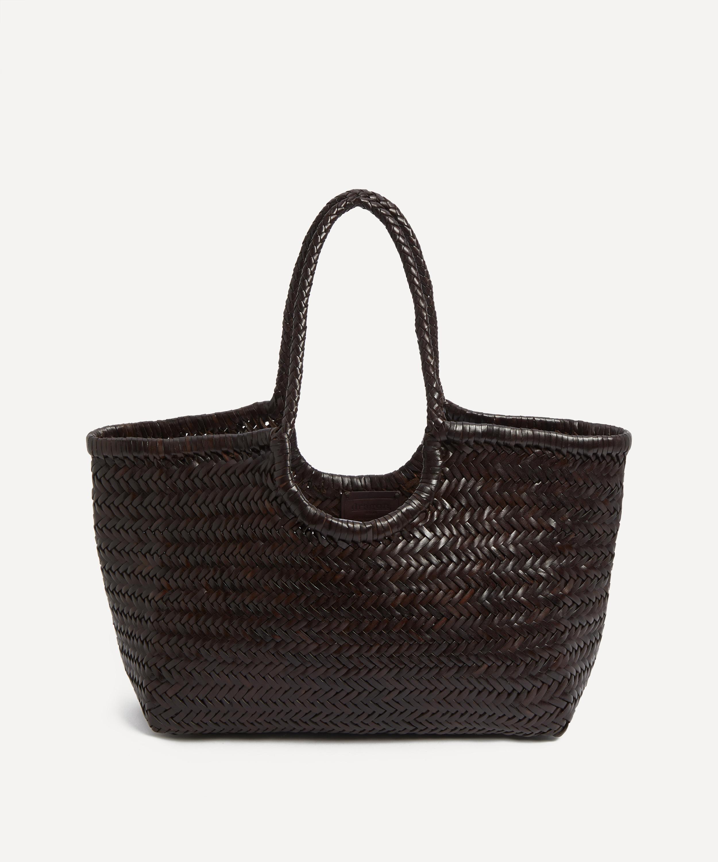 Dragon Diffusion - Nantucket Woven Leather Tote Bag
