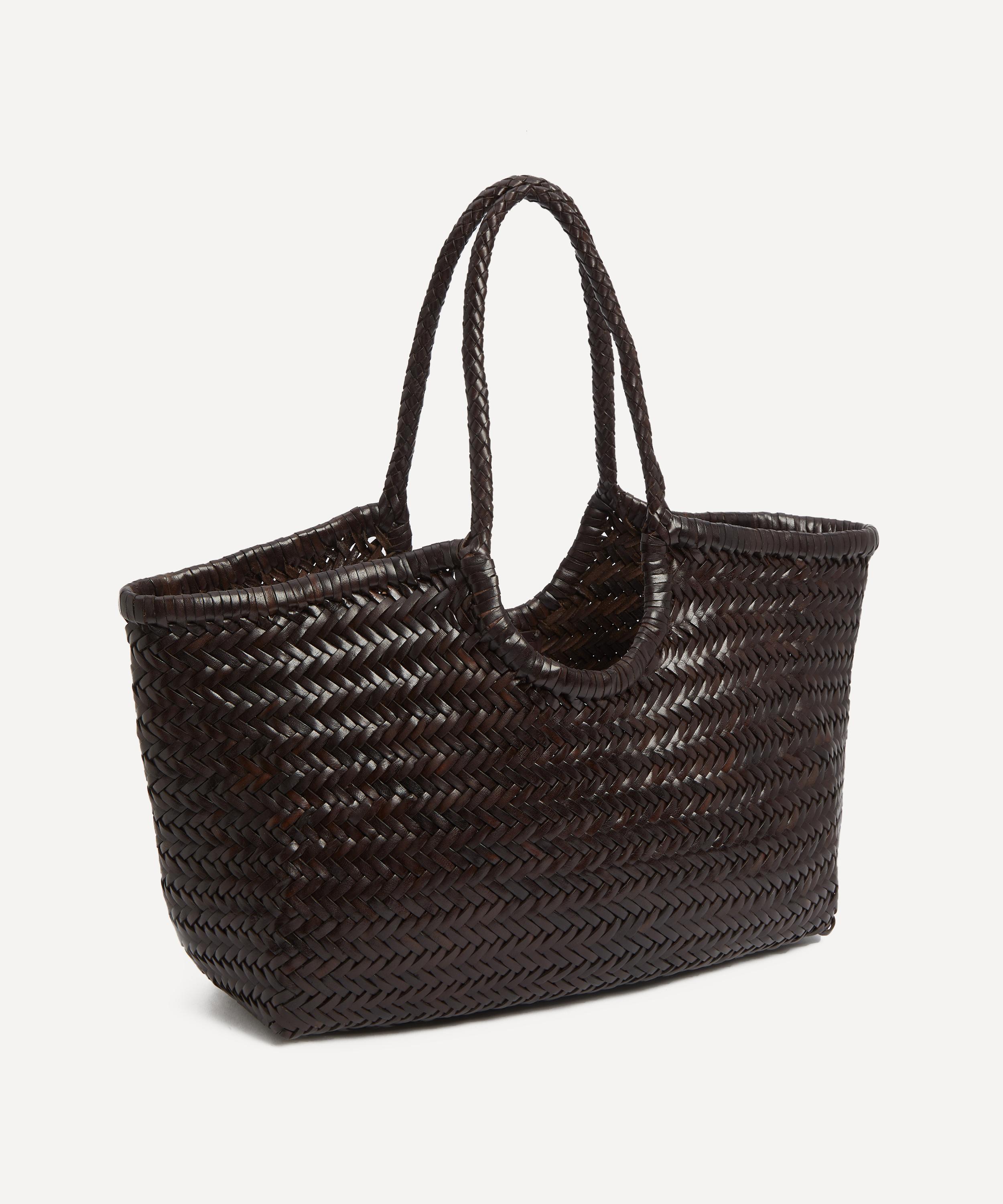 Dragon Diffusion - Nantucket Woven Leather Tote Bag image number 2