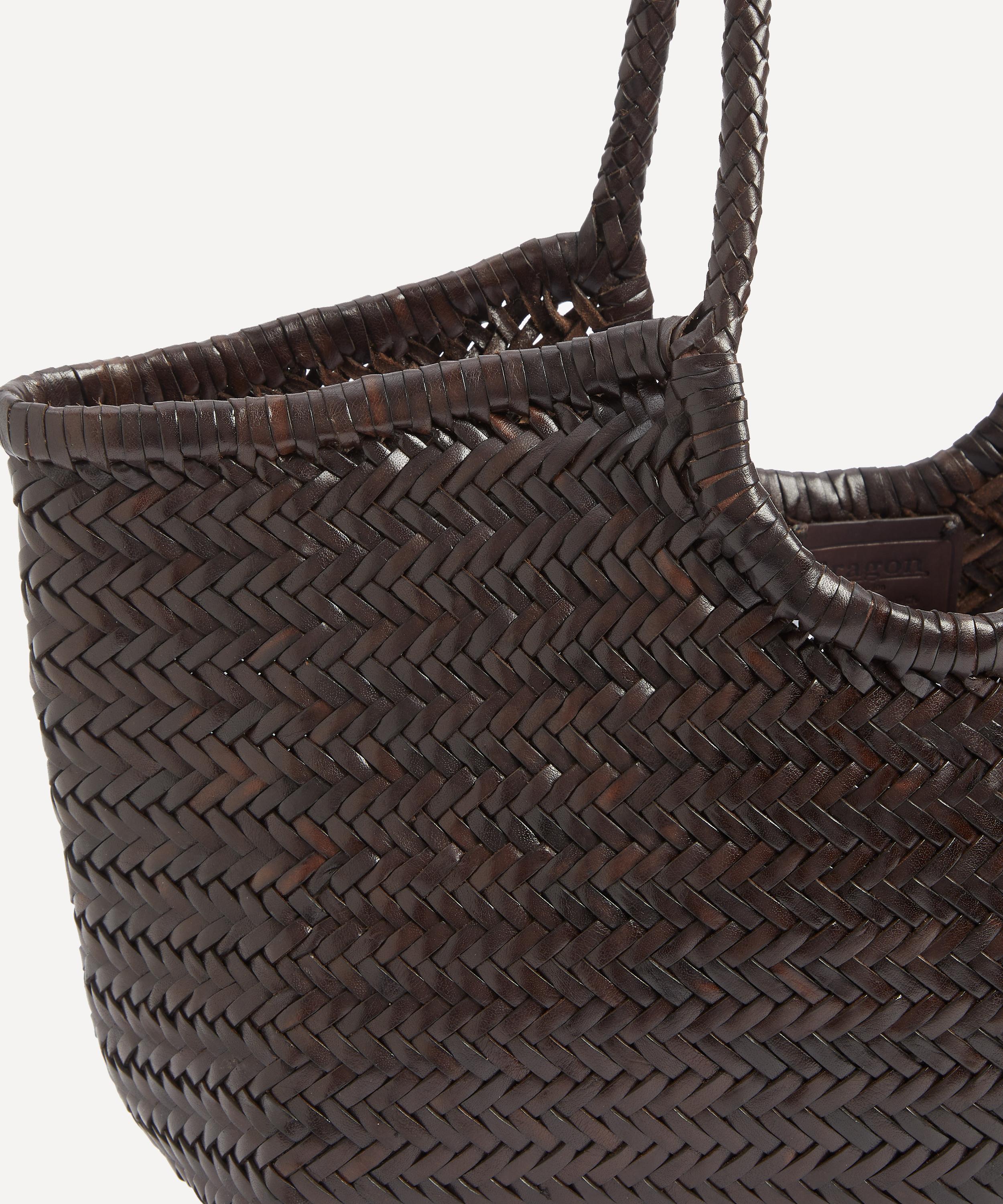 Dragon Diffusion - Nantucket Woven Leather Tote Bag image number 4