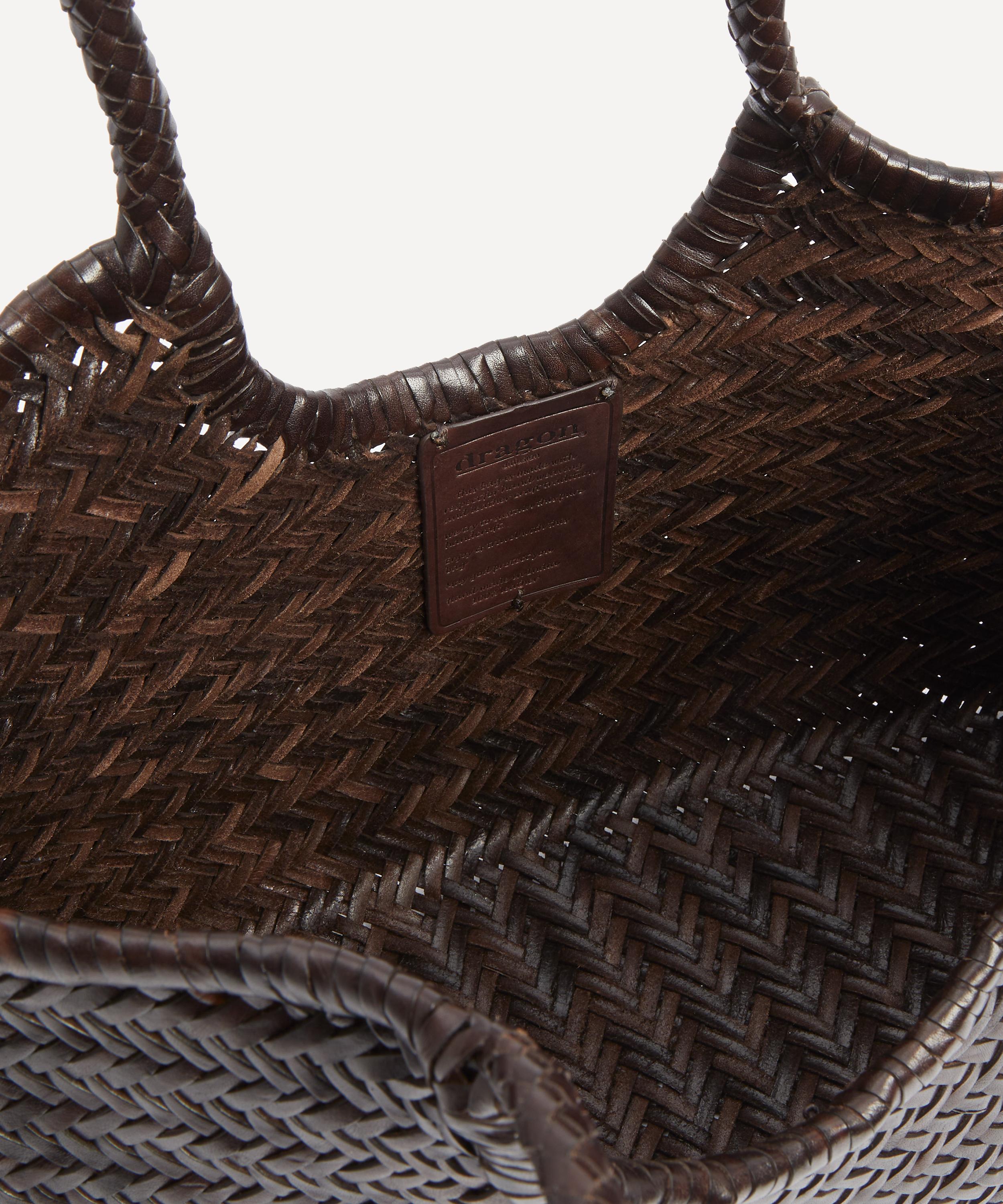 Dragon Diffusion - Nantucket Woven Leather Tote Bag image number 5