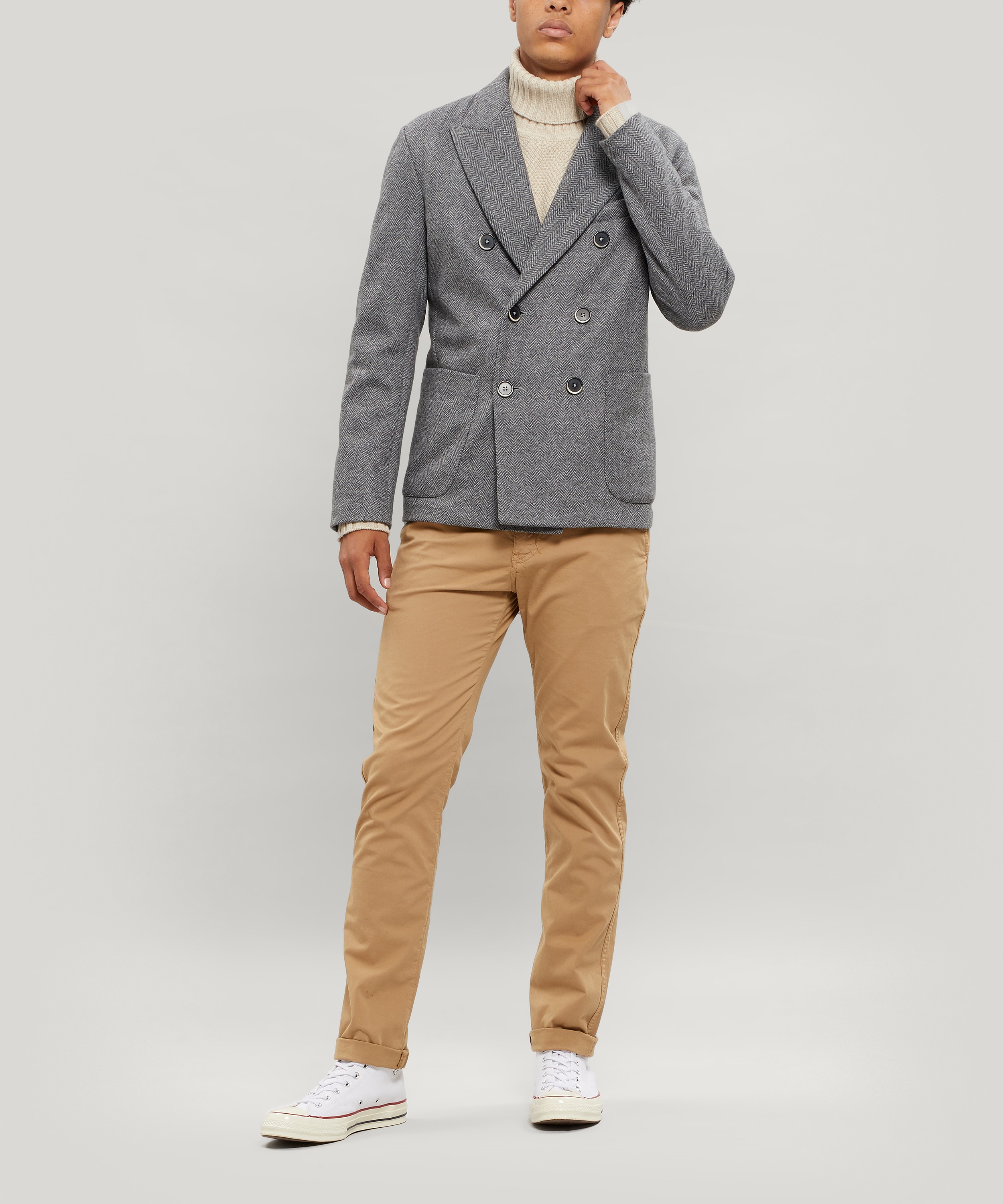 Barena Mosto Double-Breasted Wool-Blend Blazer | Liberty