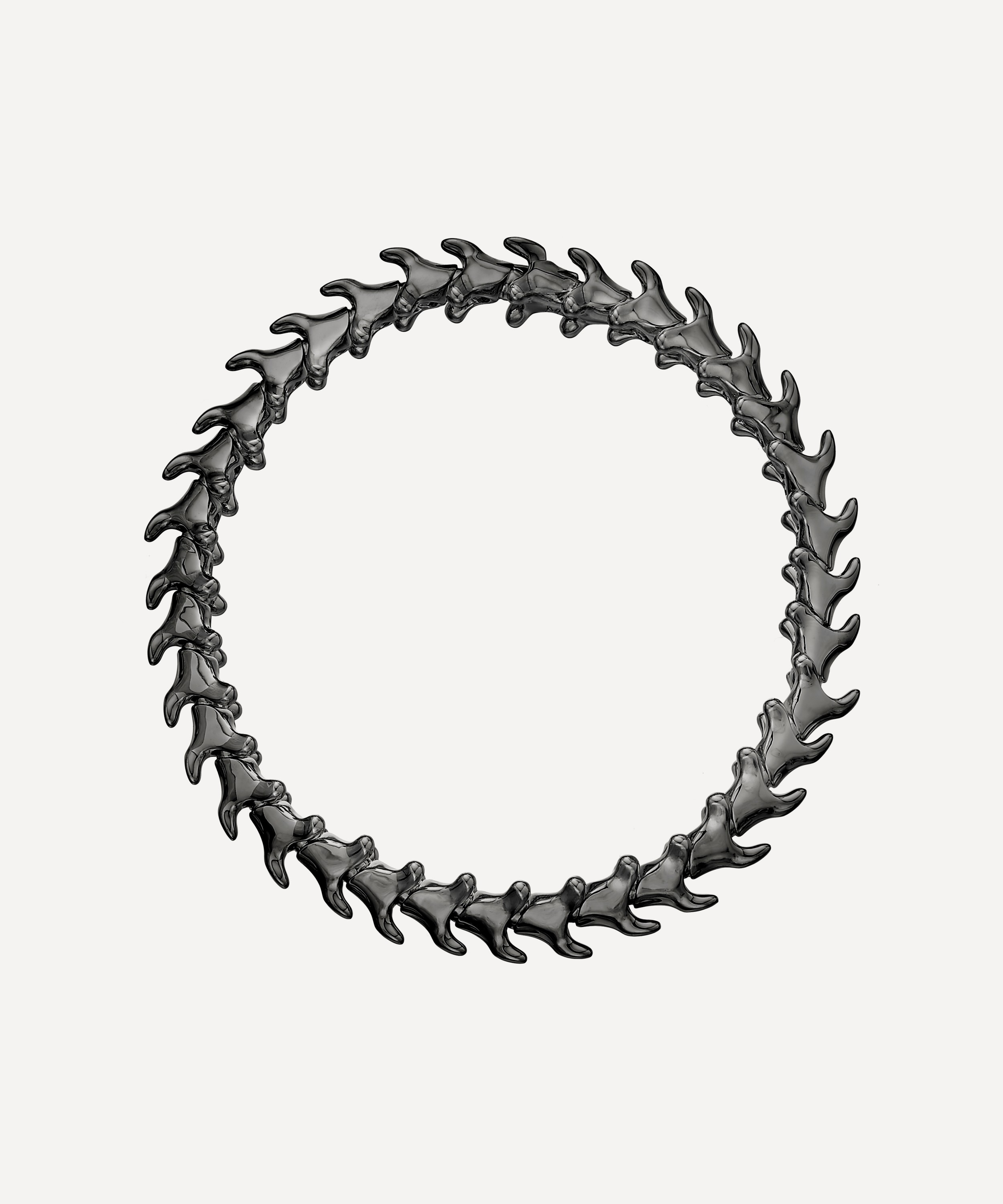 Shaun Leane - Rhodium-Plated Silver Serpents Trace Slim Bracelet image number 0