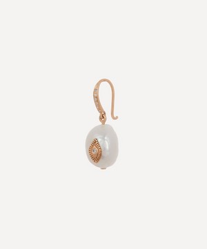 Pascale Monvoisin - 9ct Gold Charlie N°1 Diamond and Pearl Drop Earring image number 2