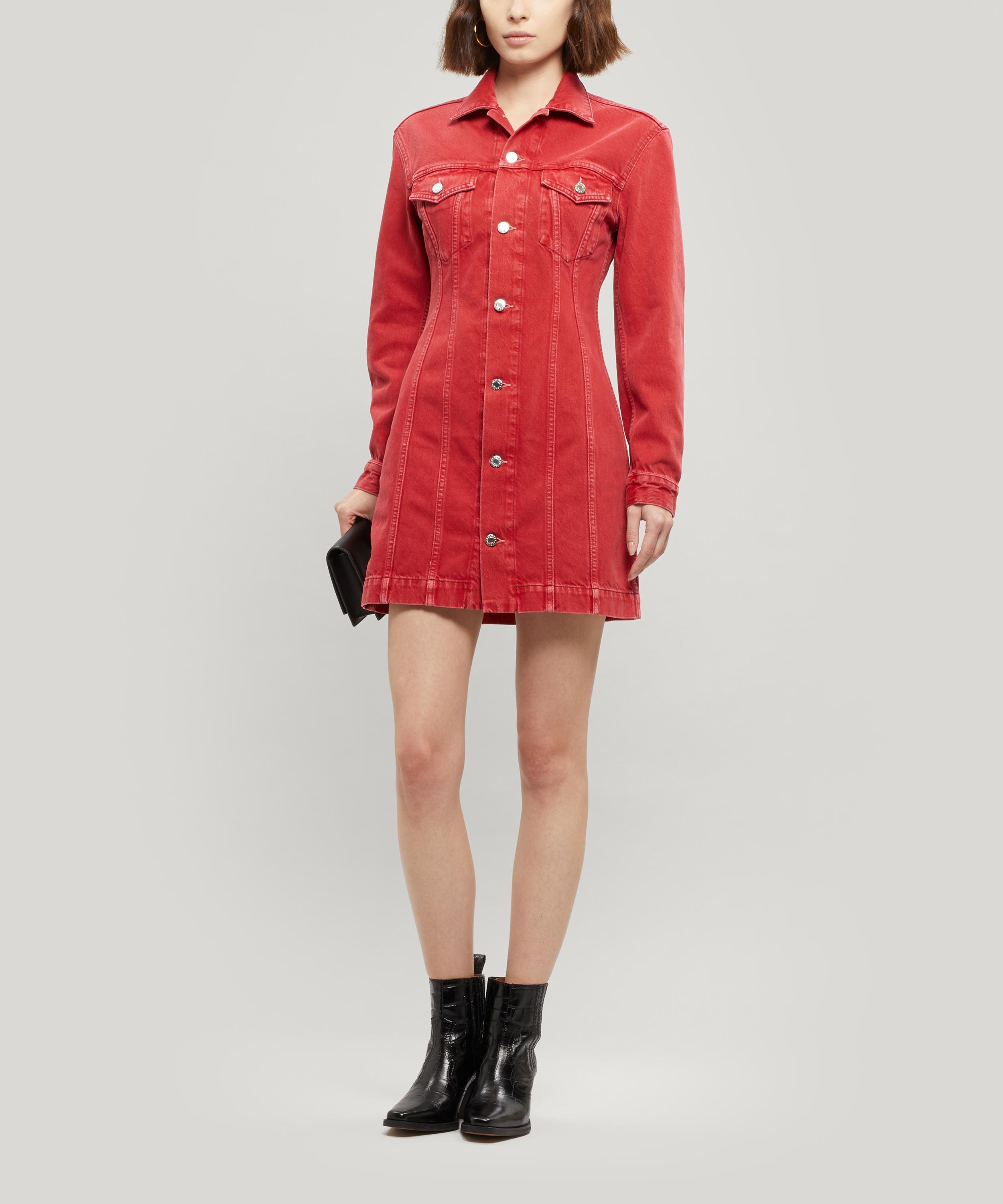 helmut lang denim dress