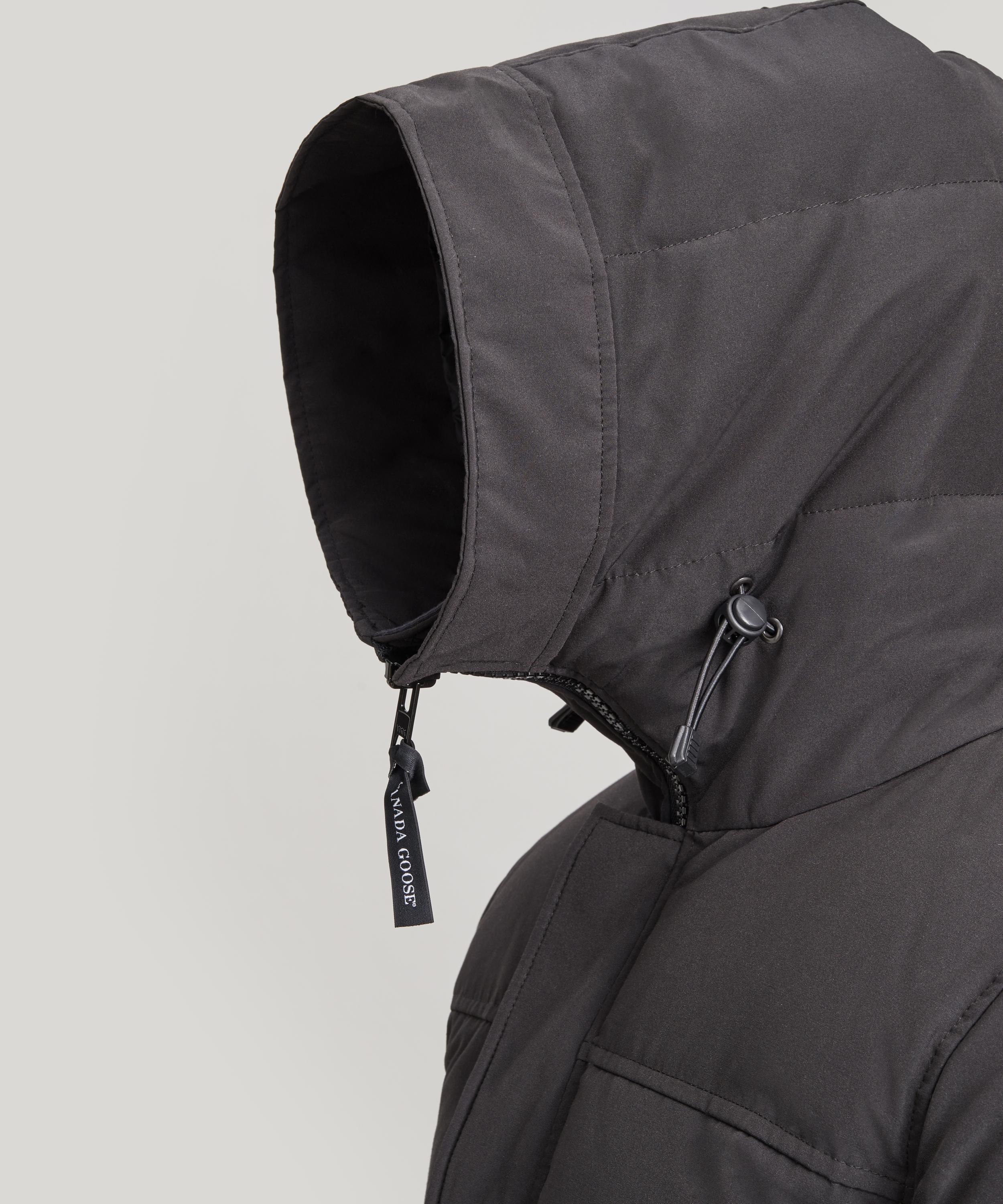 macmillan quilted shell hooded down parka