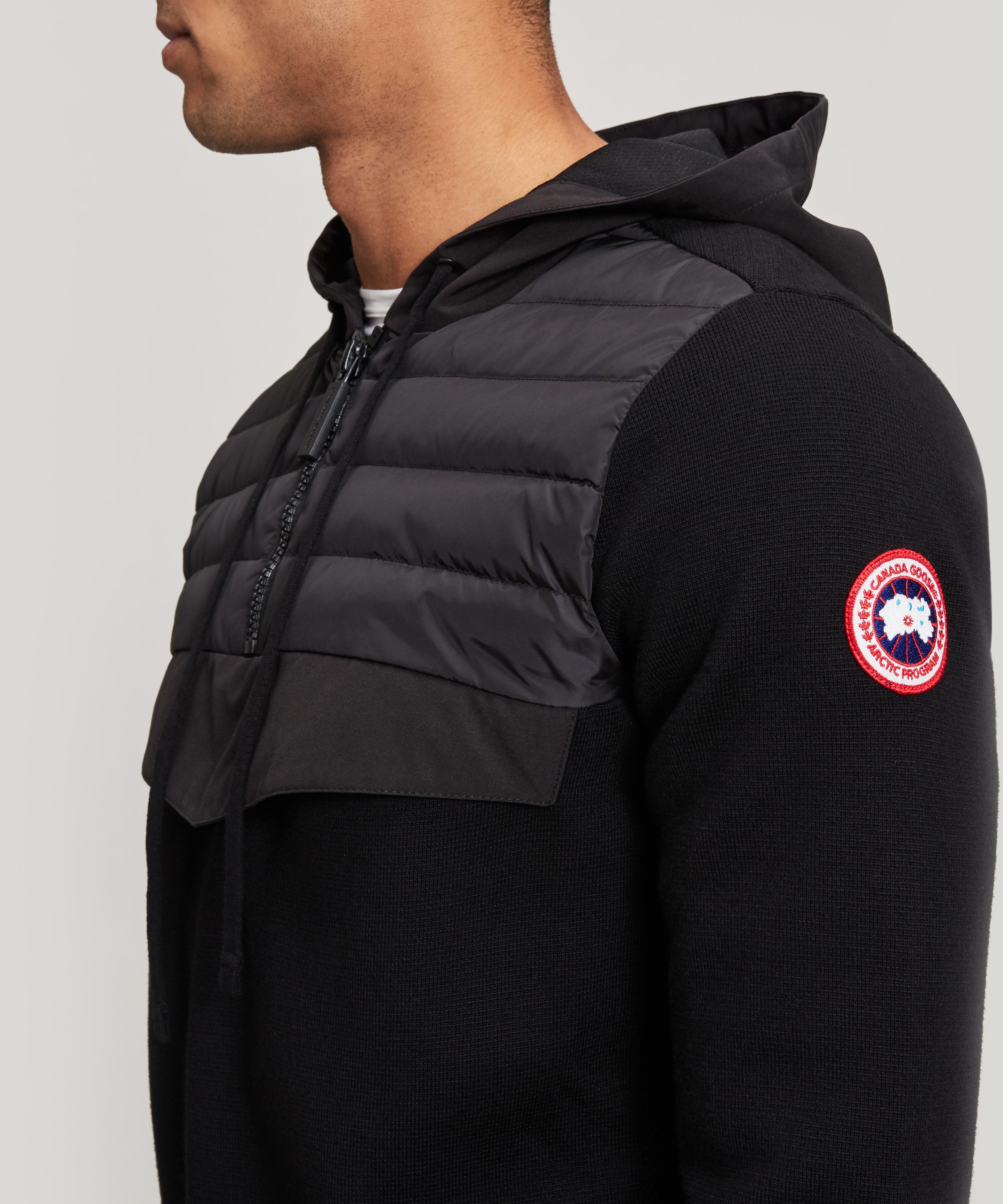 canada goose hybridge knit anorak jacket