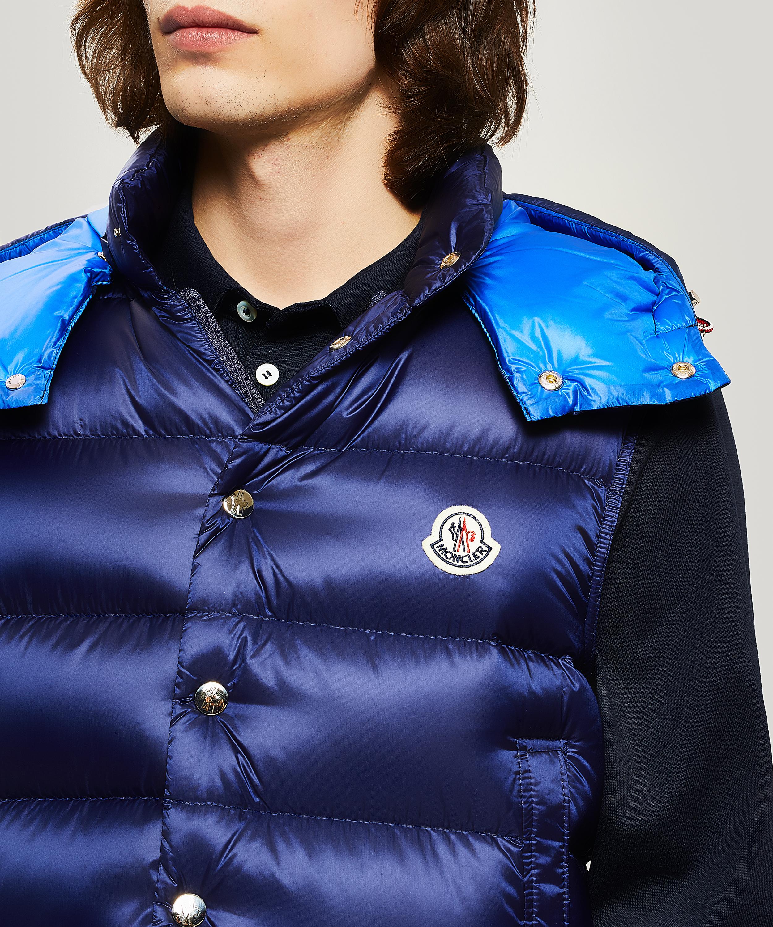 moncler shiny gilet