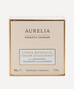 Aurelia Probiotic Skincare - Citrus Botanical Cream Deodorant 50g image number 2