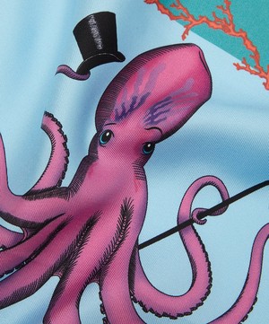 Simon Carter - Octopus Print Pocket Square image number 3