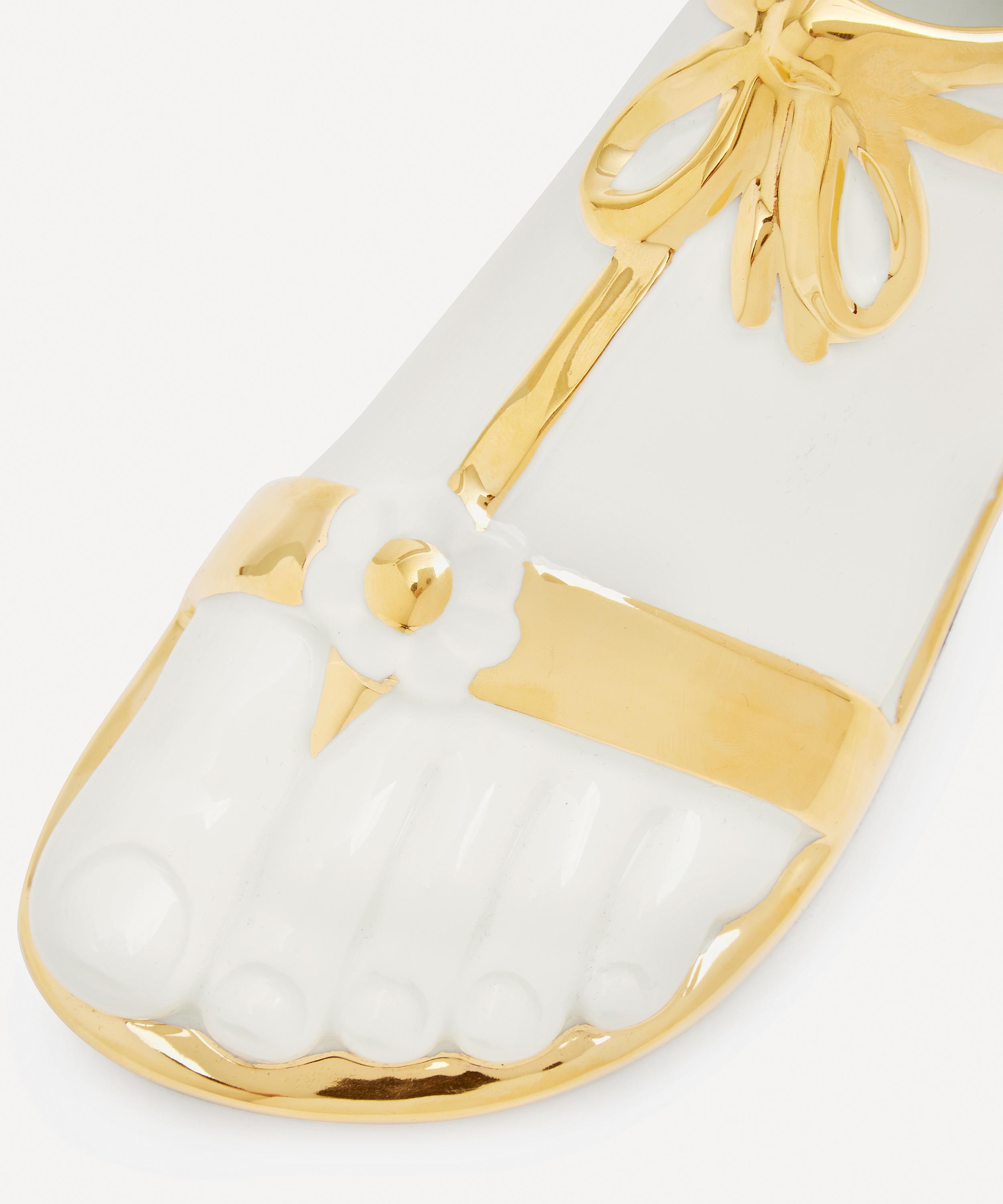Fornasetti - Roman-Foot Ceramic Pencil Holder image number 3