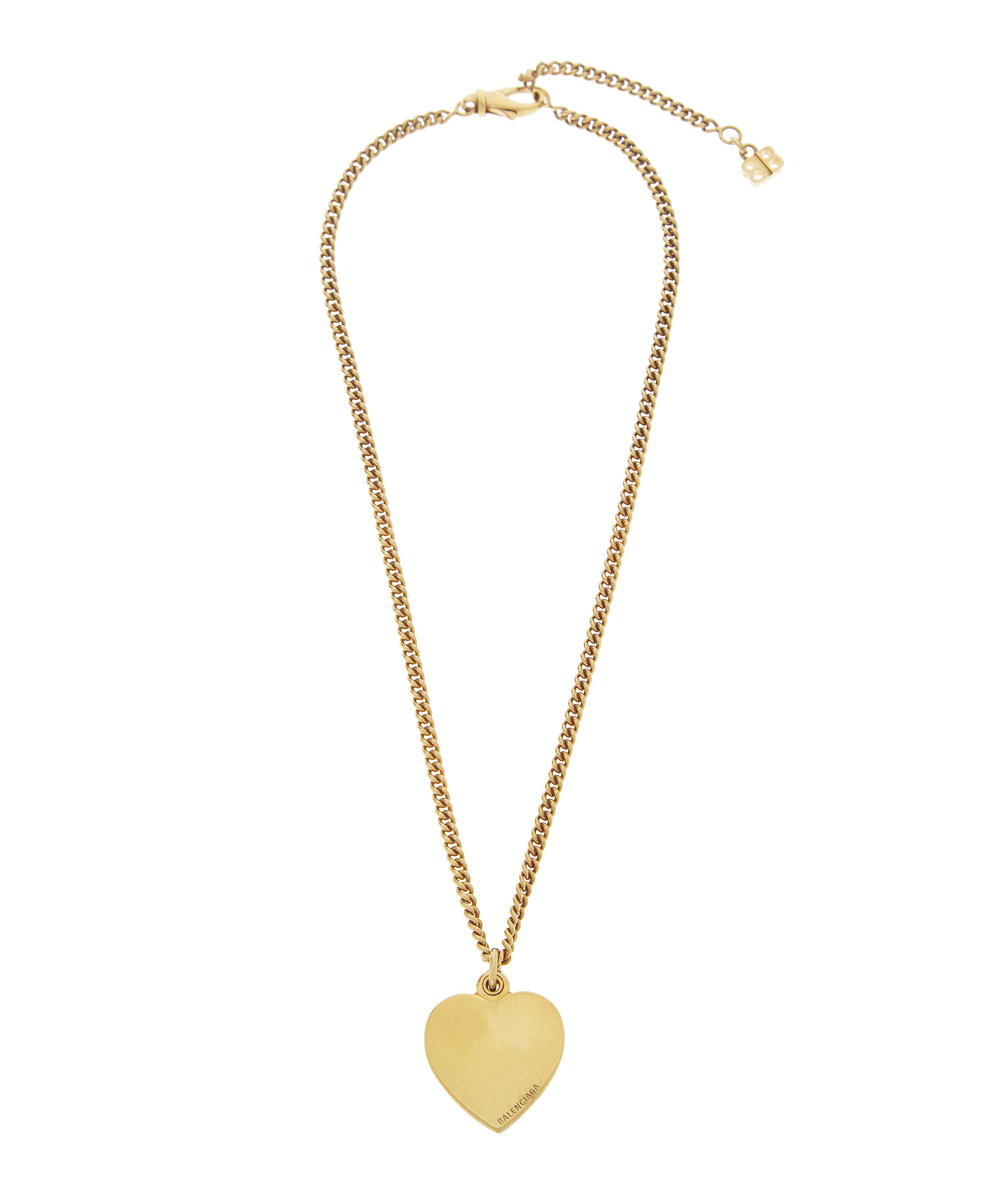 balenciaga gold precious necklace