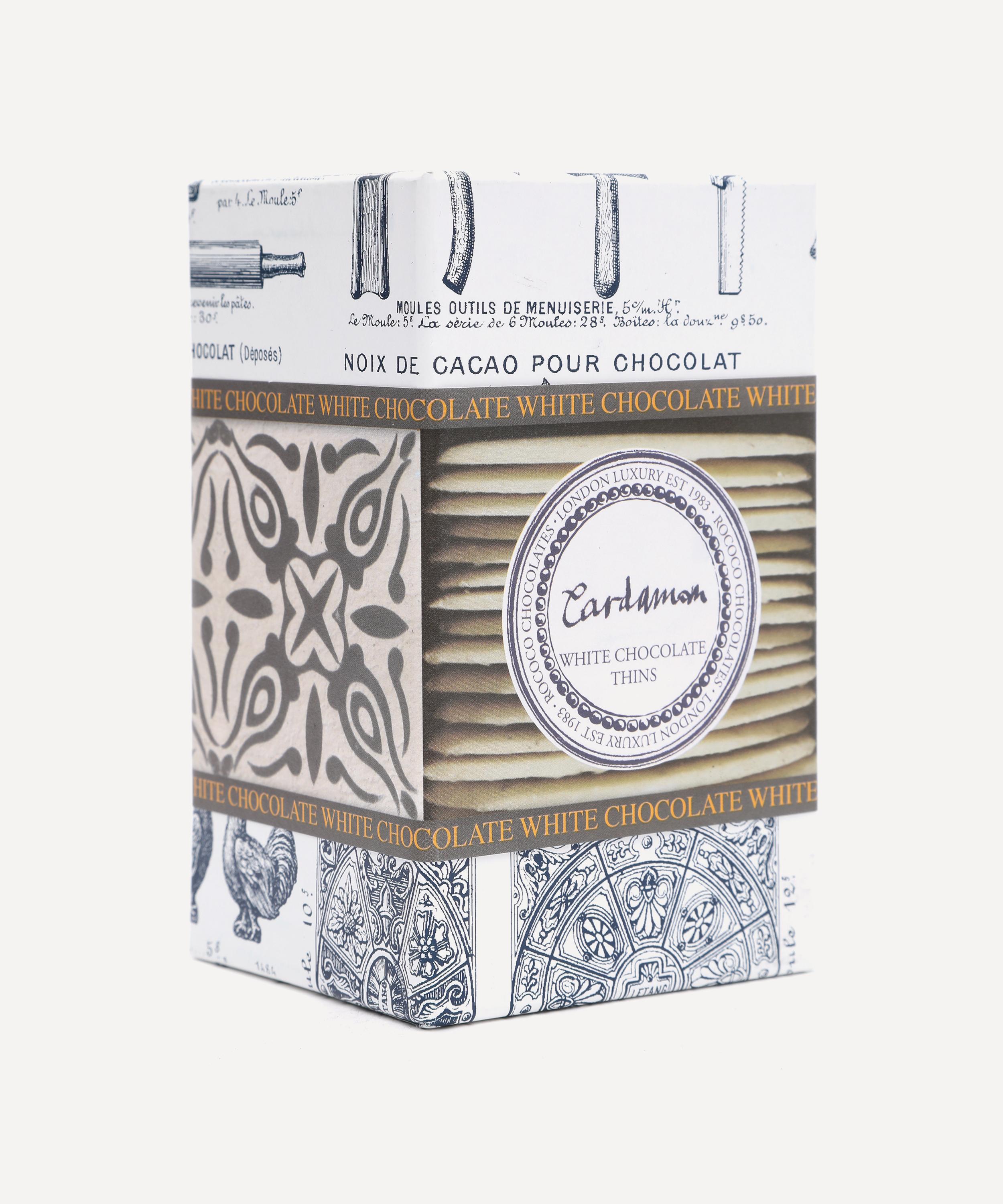 Rococo - White Chocolate Cardamom Thins 150g image number 1