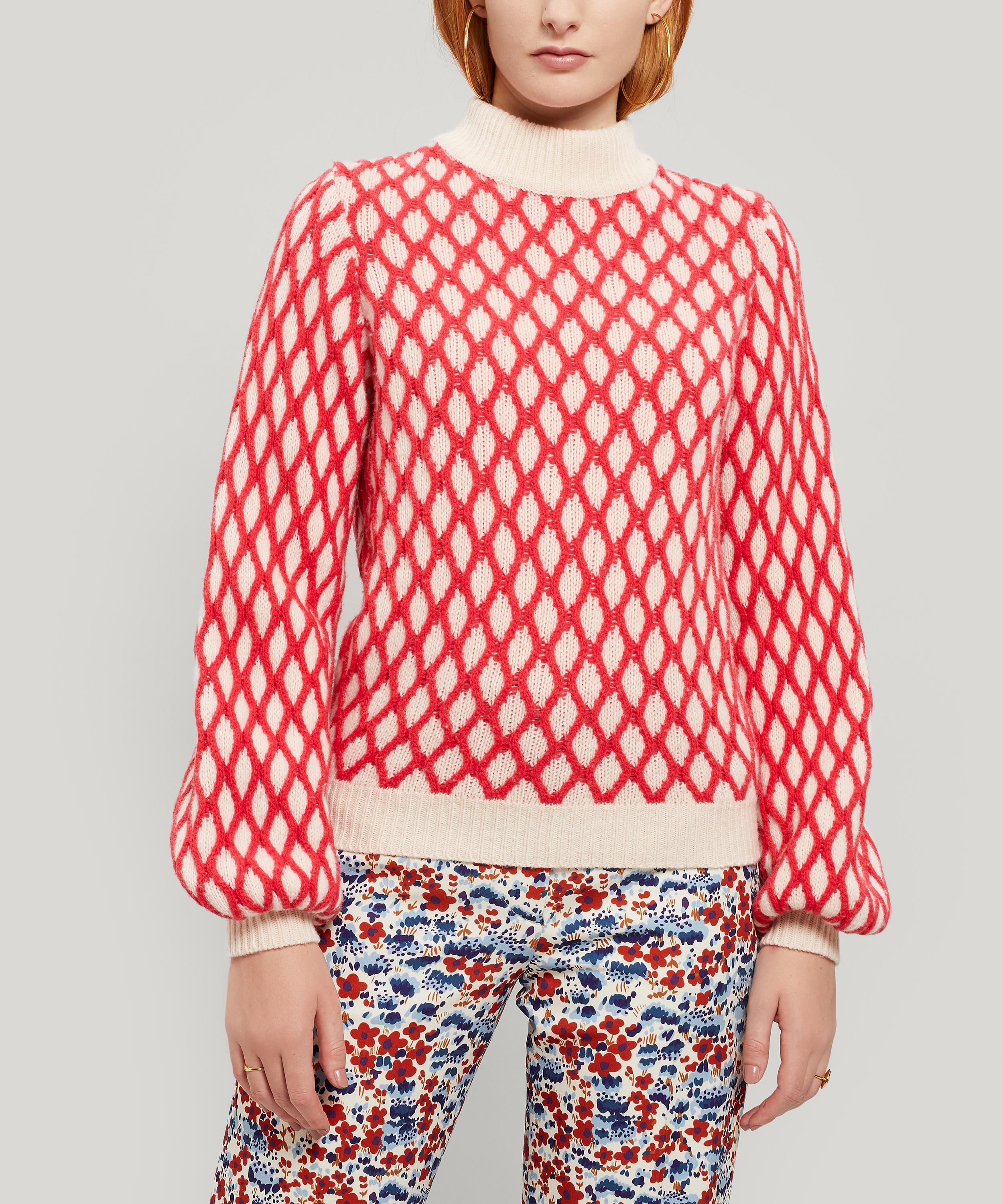 stine goya cable knit sweater