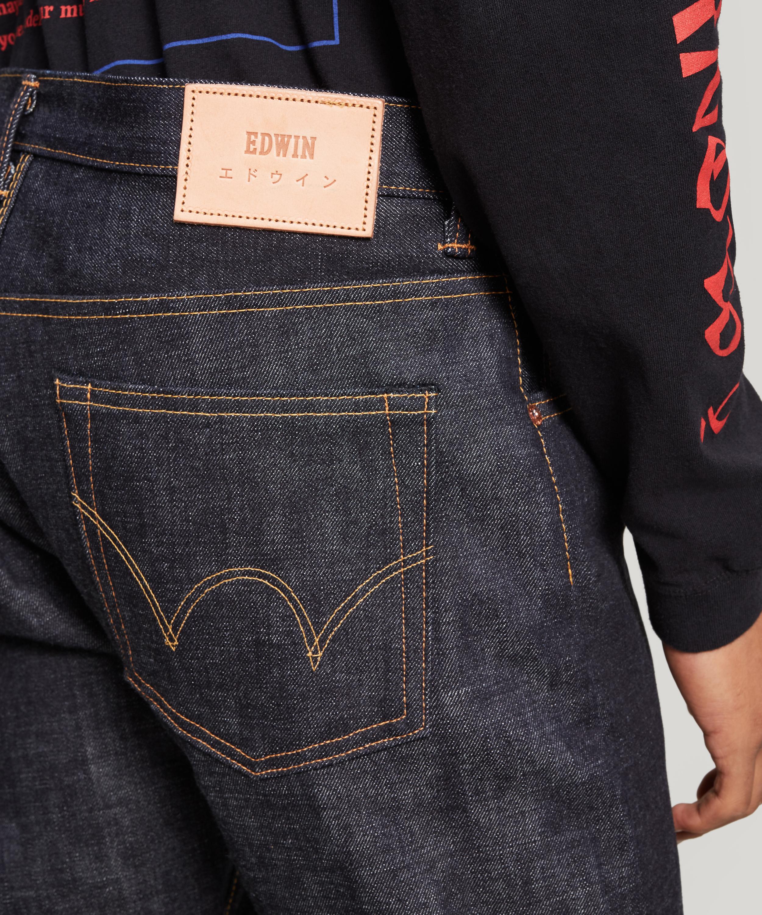 edwin classic regular tapered rainbow selvage