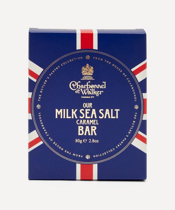 Charbonnel et Walker - Butler’s Pantry Union Jack Sea Salt Milk Chocolate Bar 80g