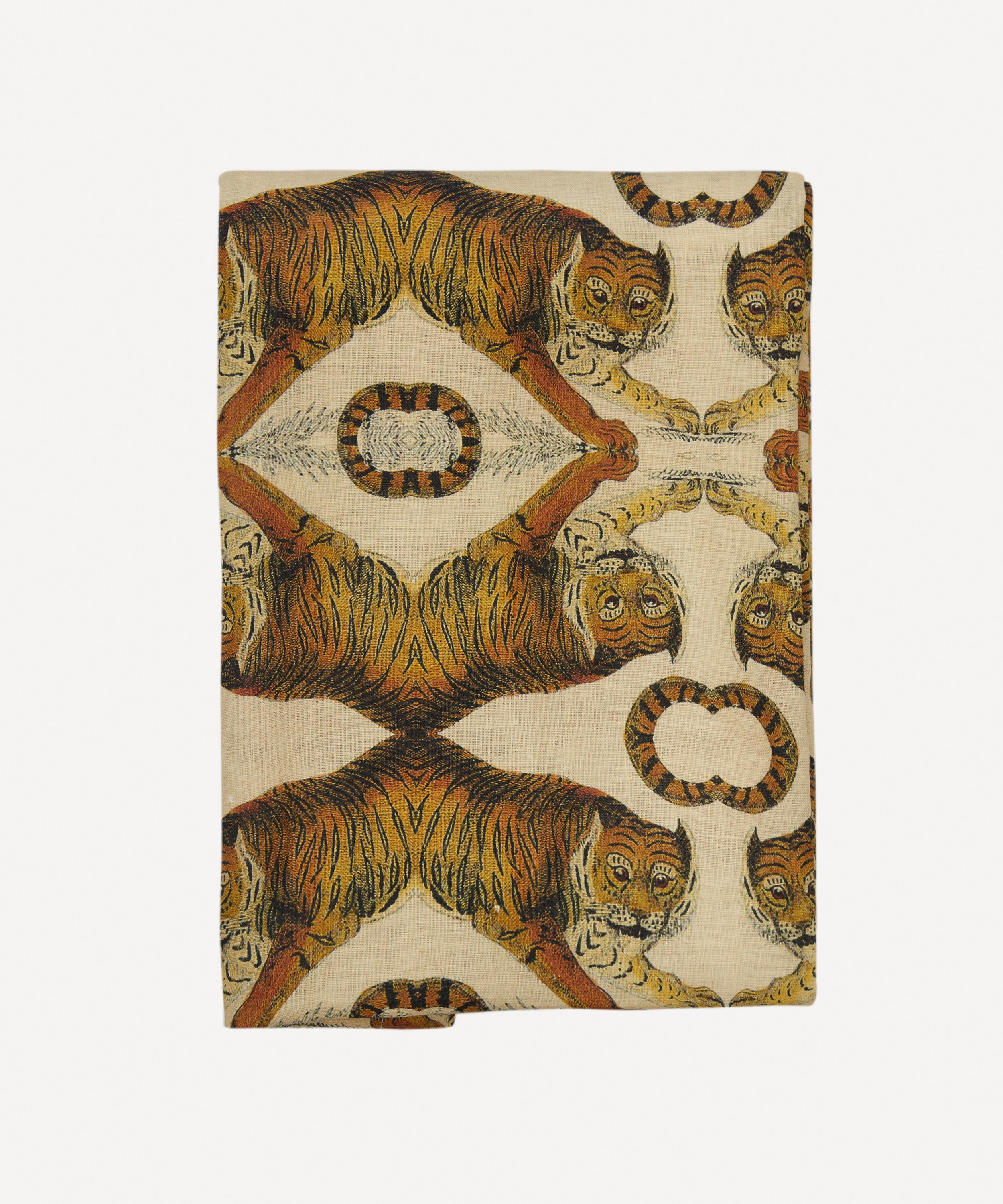 Avenida Home - Tiger Large 300x150cm Linen Tablecloth image number 0