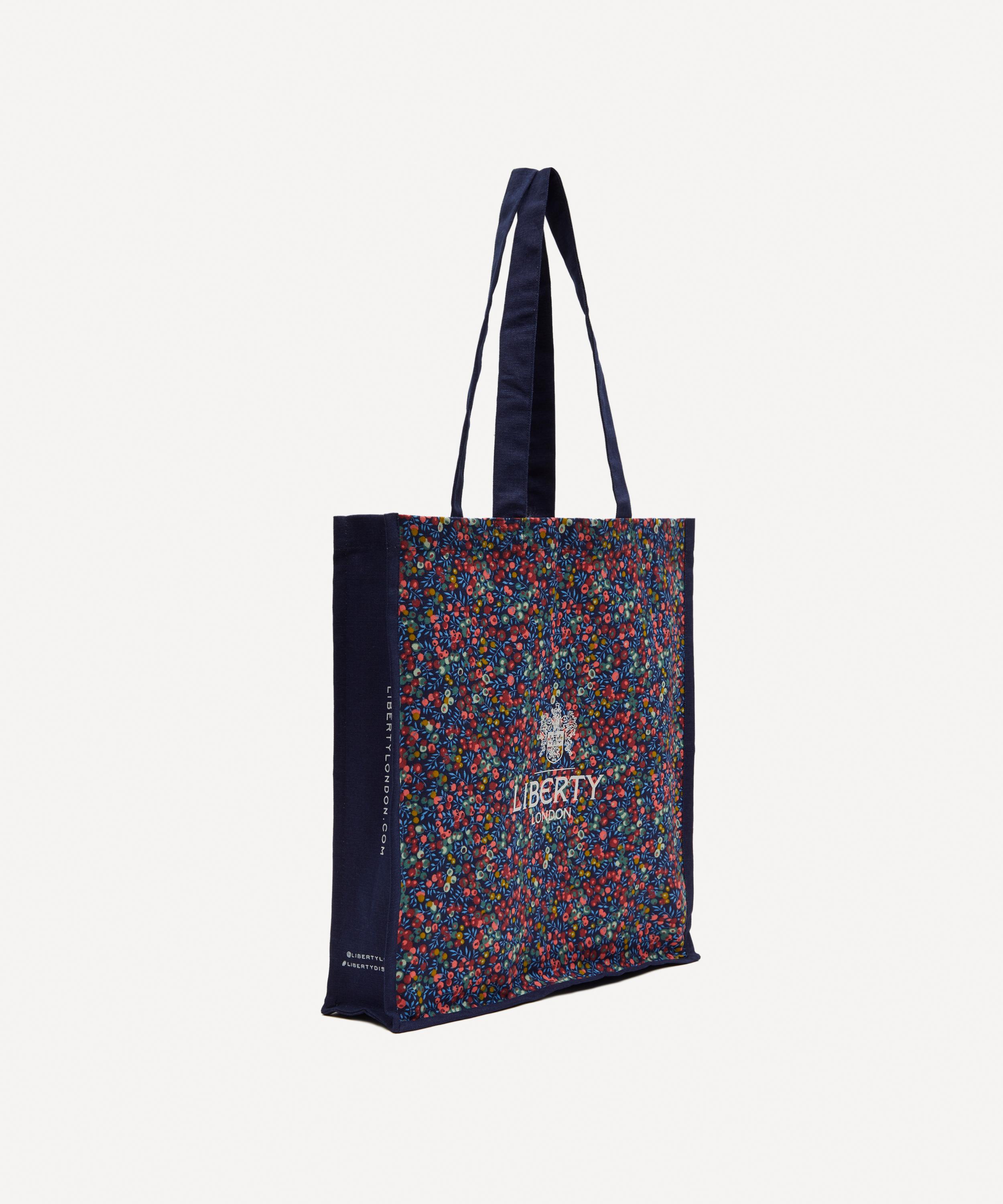 liberty print shopper bag