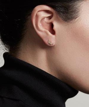 Astley Clarke - Gold Icon Scala Diamond Stud Earrings image number 1