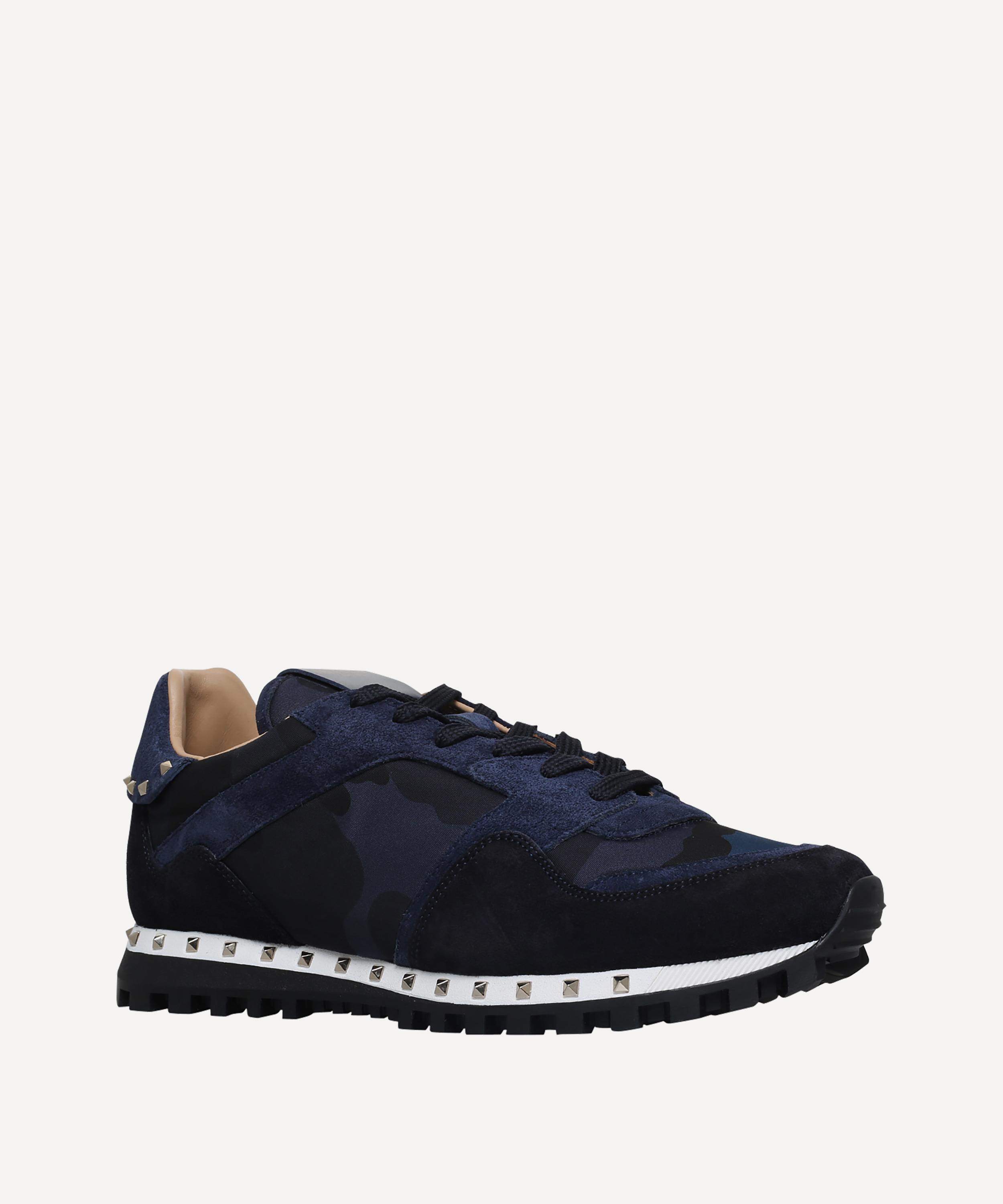 valentino studsole camo sneakers