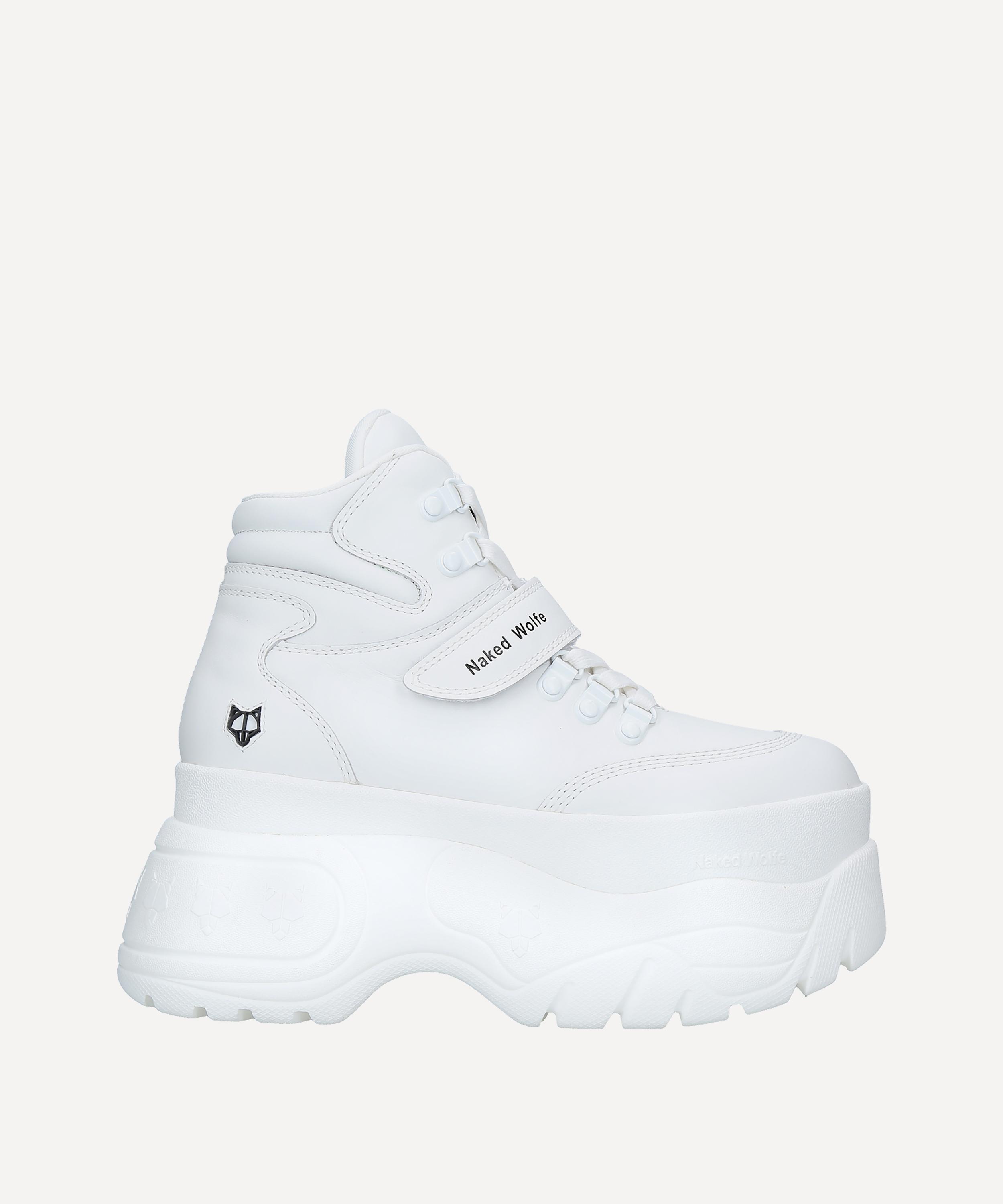 naked wolfe white trainers