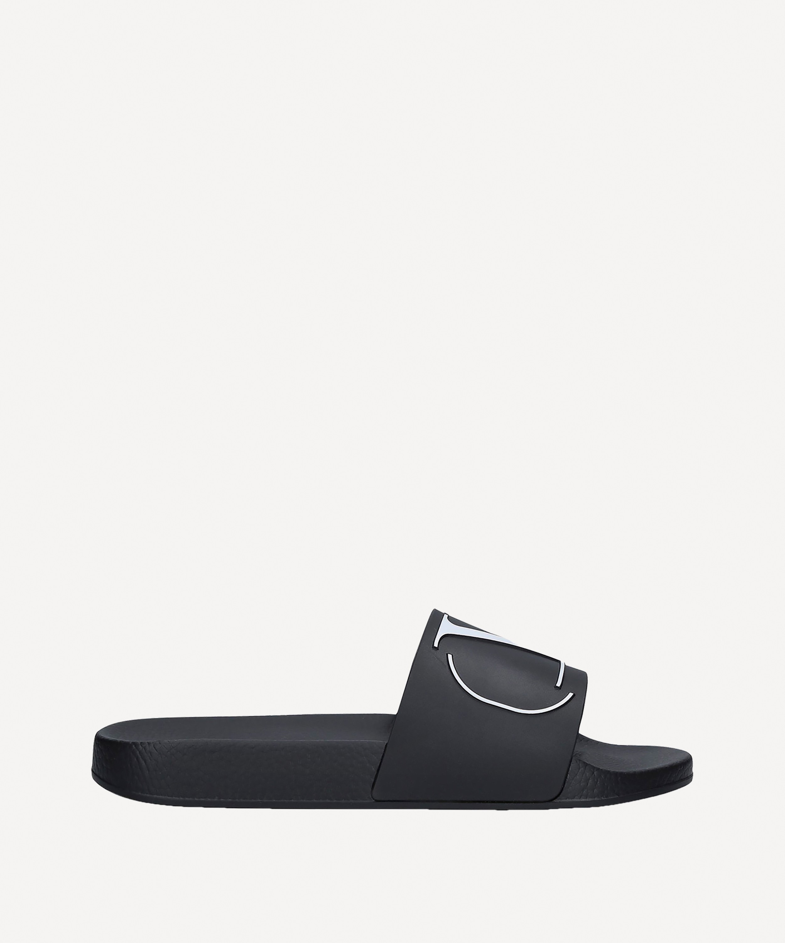 Valentino Garavani Black Slides New