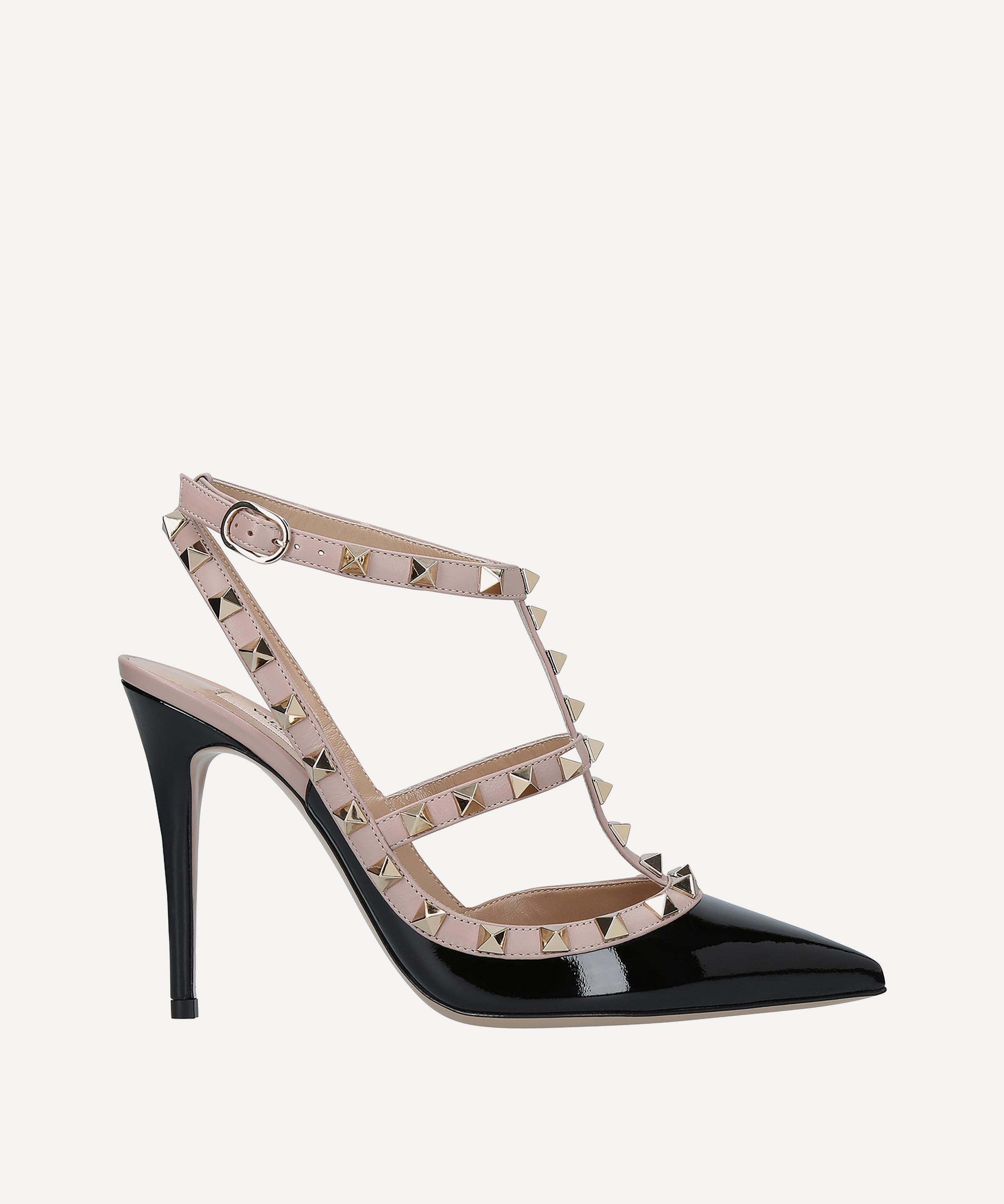 Valentino Garavani Rockstud 100 Patent Leather Courts Liberty