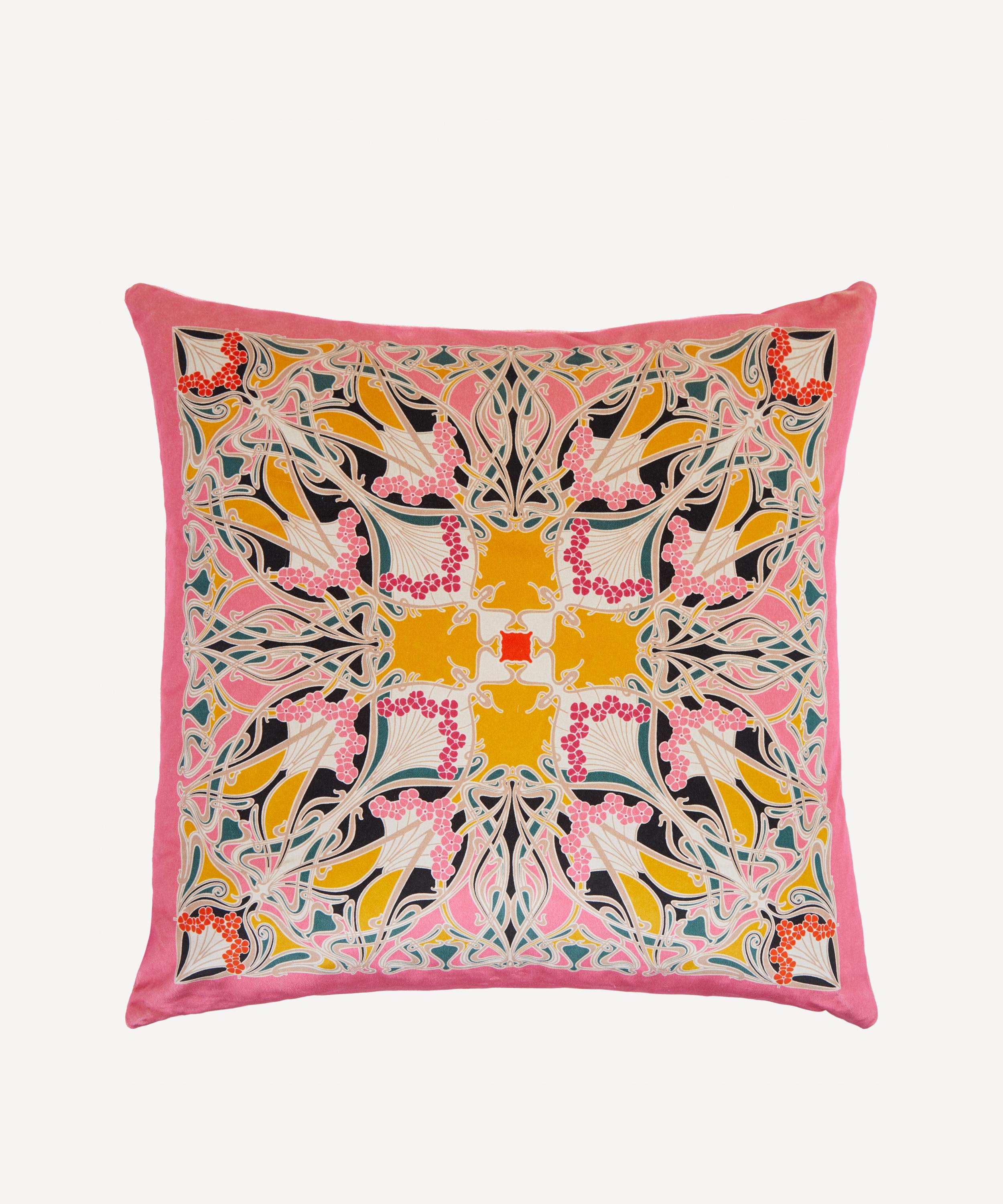 Liberty - Ianthe Square Velvet Cushion image number 0
