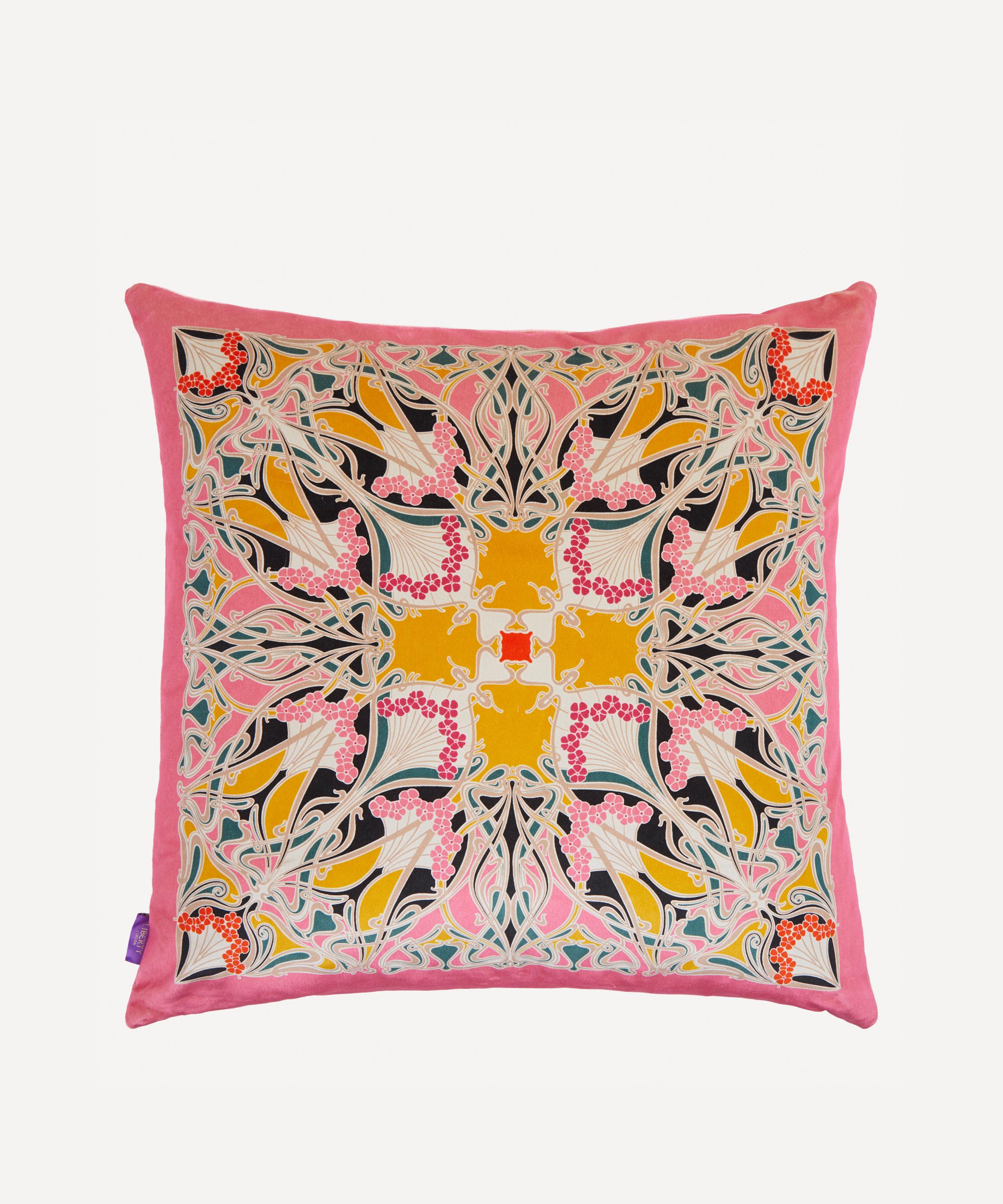 Liberty - Ianthe Square Velvet Cushion image number 1