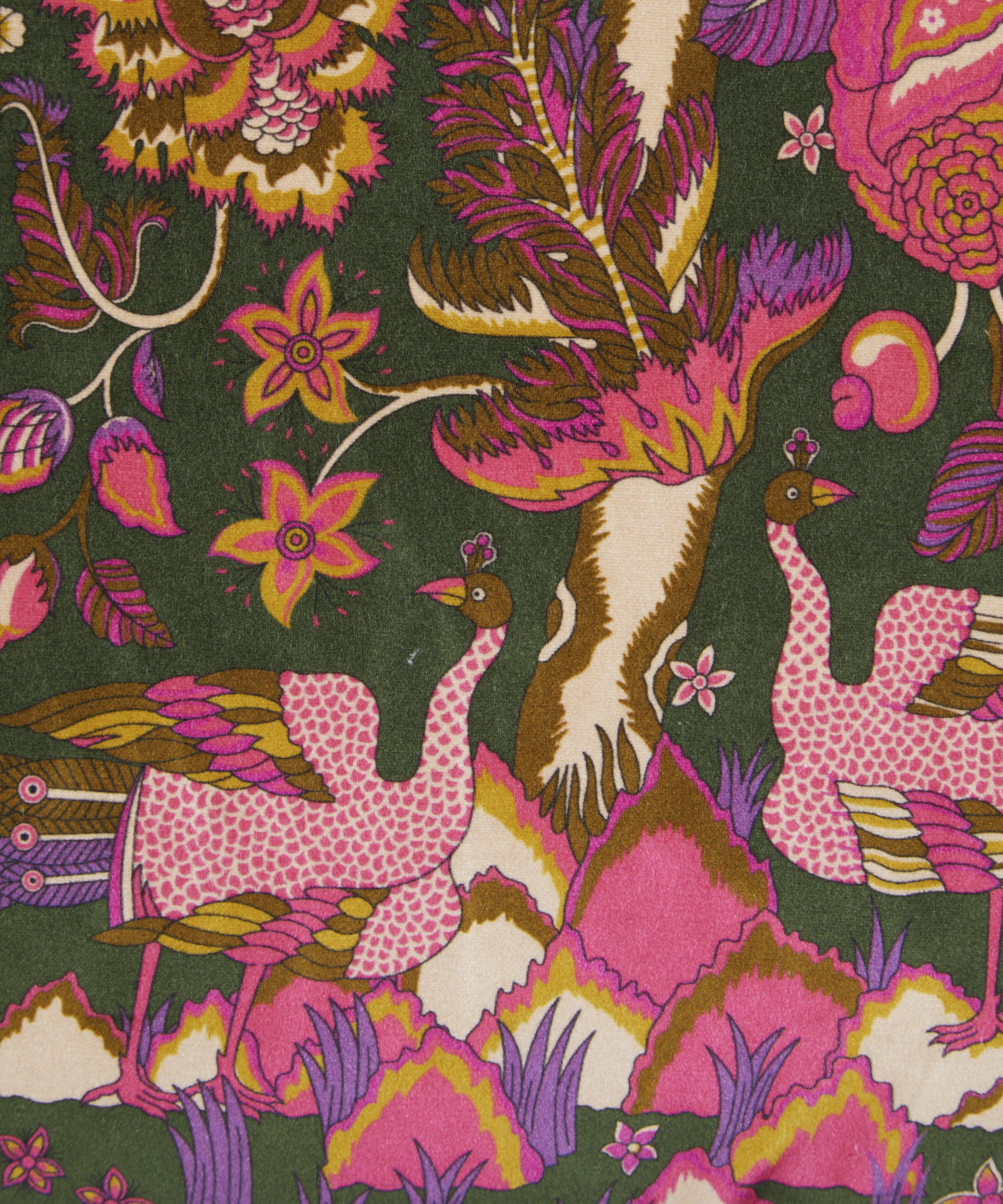Liberty - Tree of Life Square Fringed Velvet Cushion image number 2