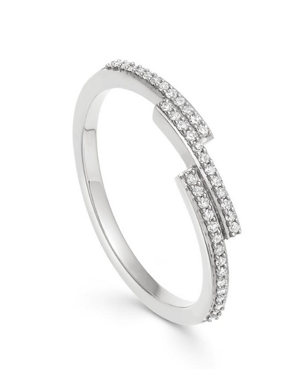 Astley Clarke White Gold Icon Scala Diamond Ring