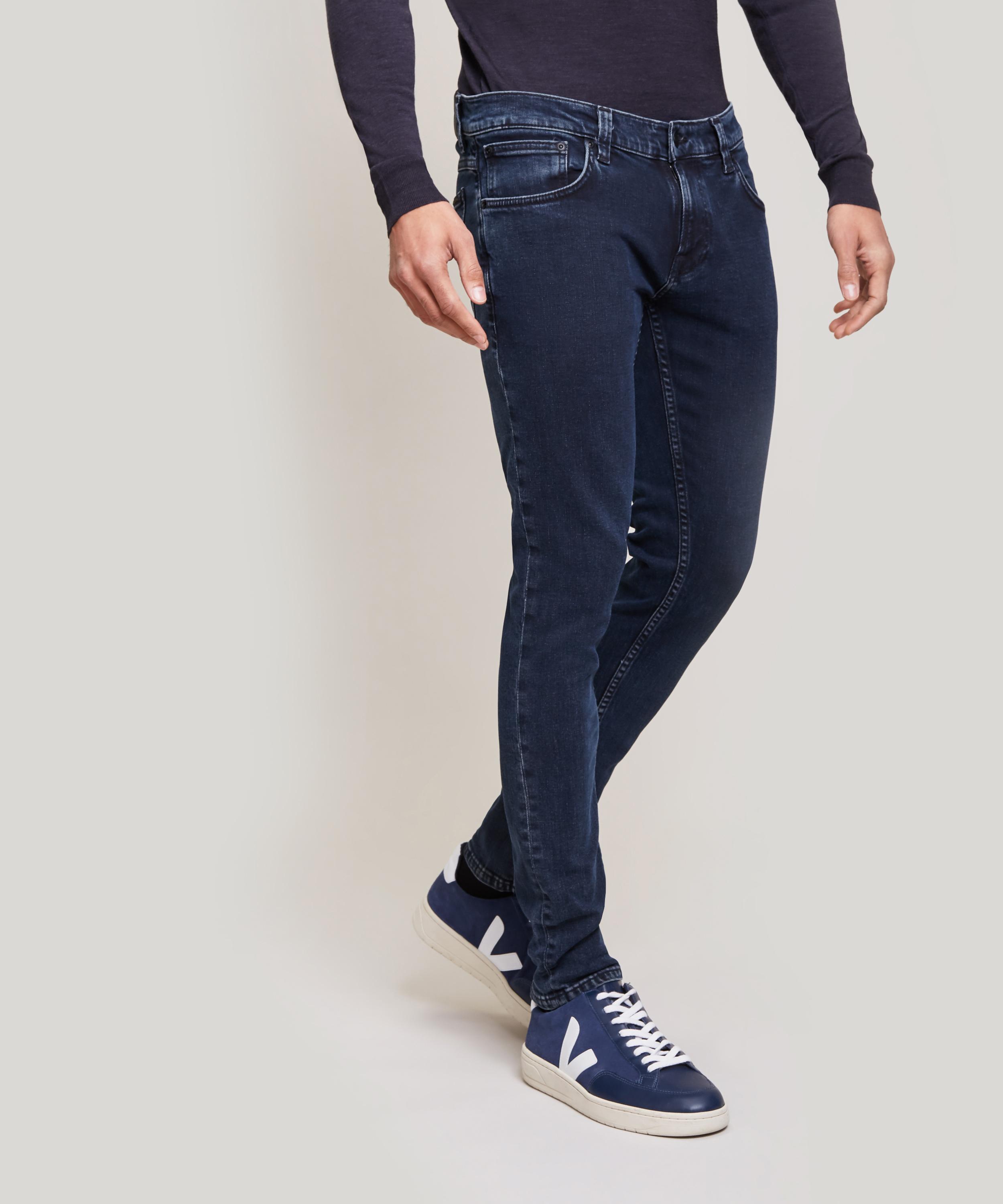 nudie jeans tight terry rainy black