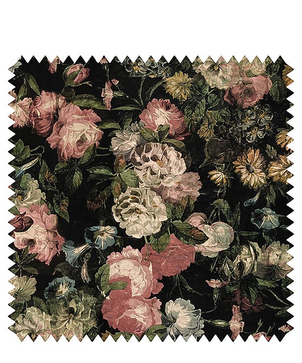 House of Hackney - Midnight Garden Velvet Fabric Sample Swatch image number null