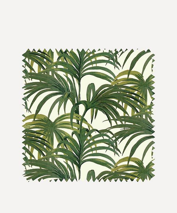 House of Hackney - White & Green Palmeral Wallpaper Sample Swatch image number null