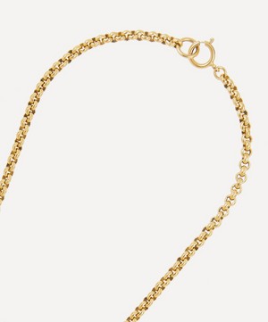 Designer Vintage - 1990s Chanel Gilt Logo and Daisy Pendant Necklace image number 3