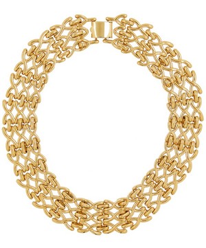 Designer Vintage - 1960s Napier Gilt Chain Necklace image number 0