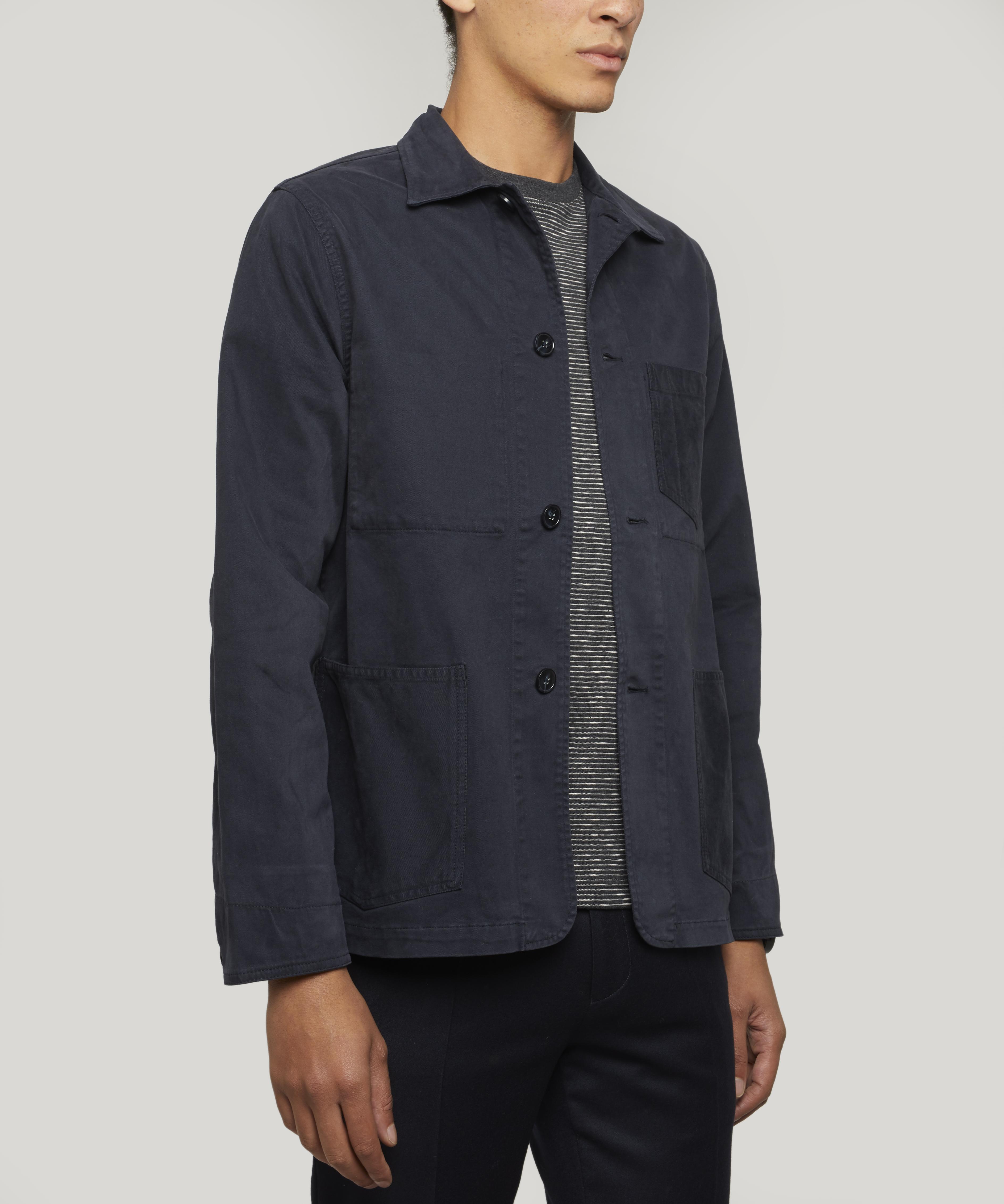 liberty denim chore coat